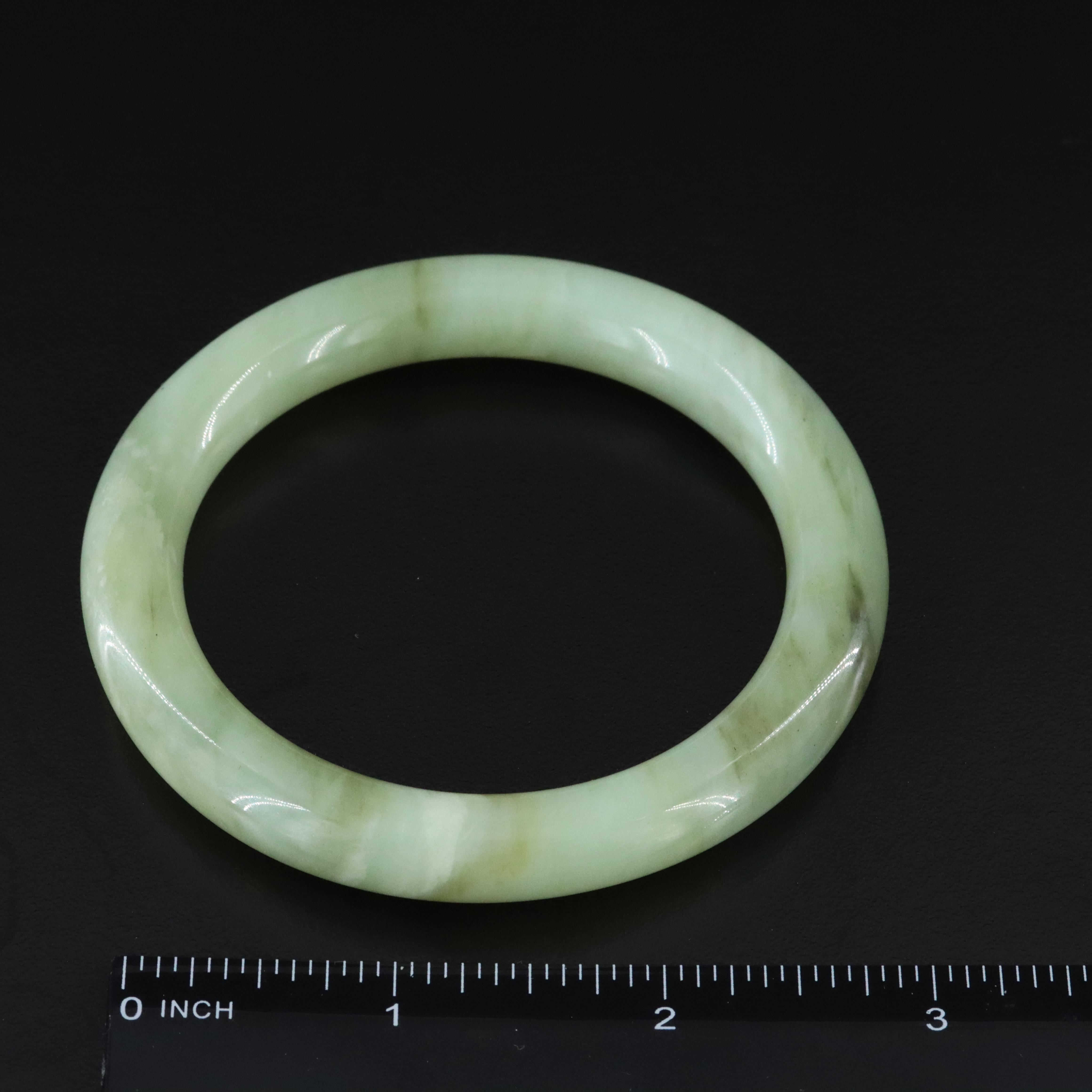 Serpentine Hololith Bangle Bracelets