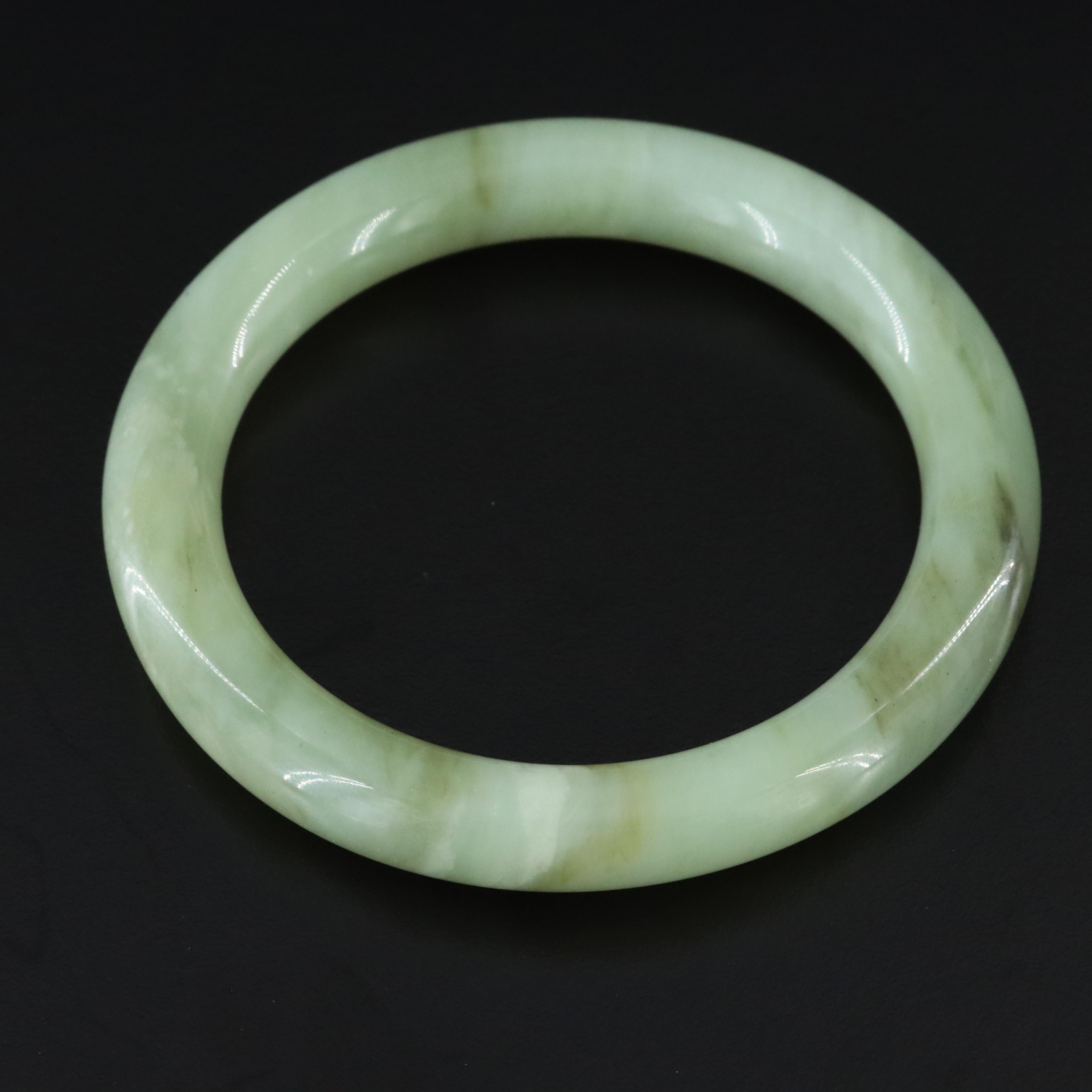 Serpentine Hololith Bangle Bracelets