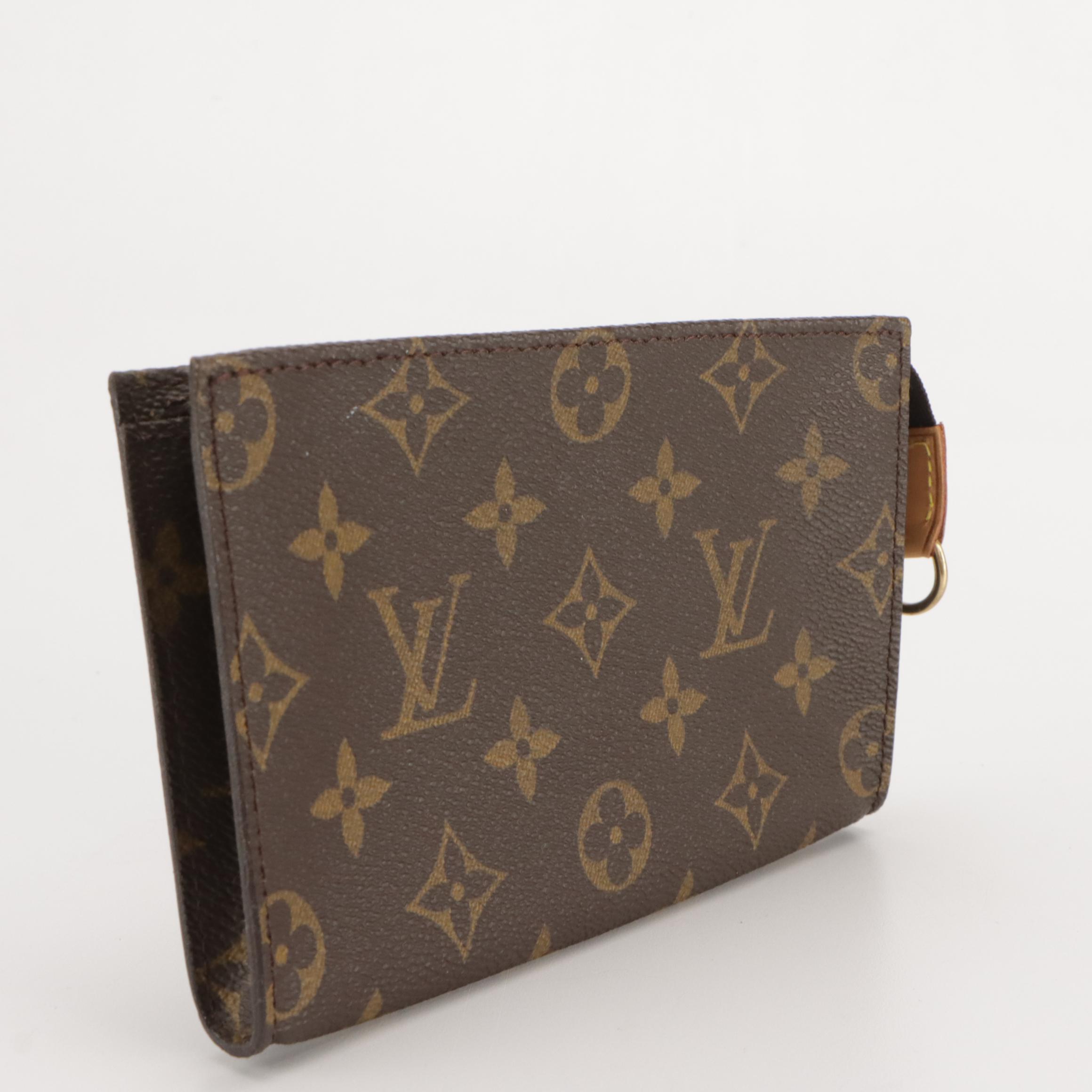 Louis Vuitton Bucket Bag Pouch in Monogram Canvas