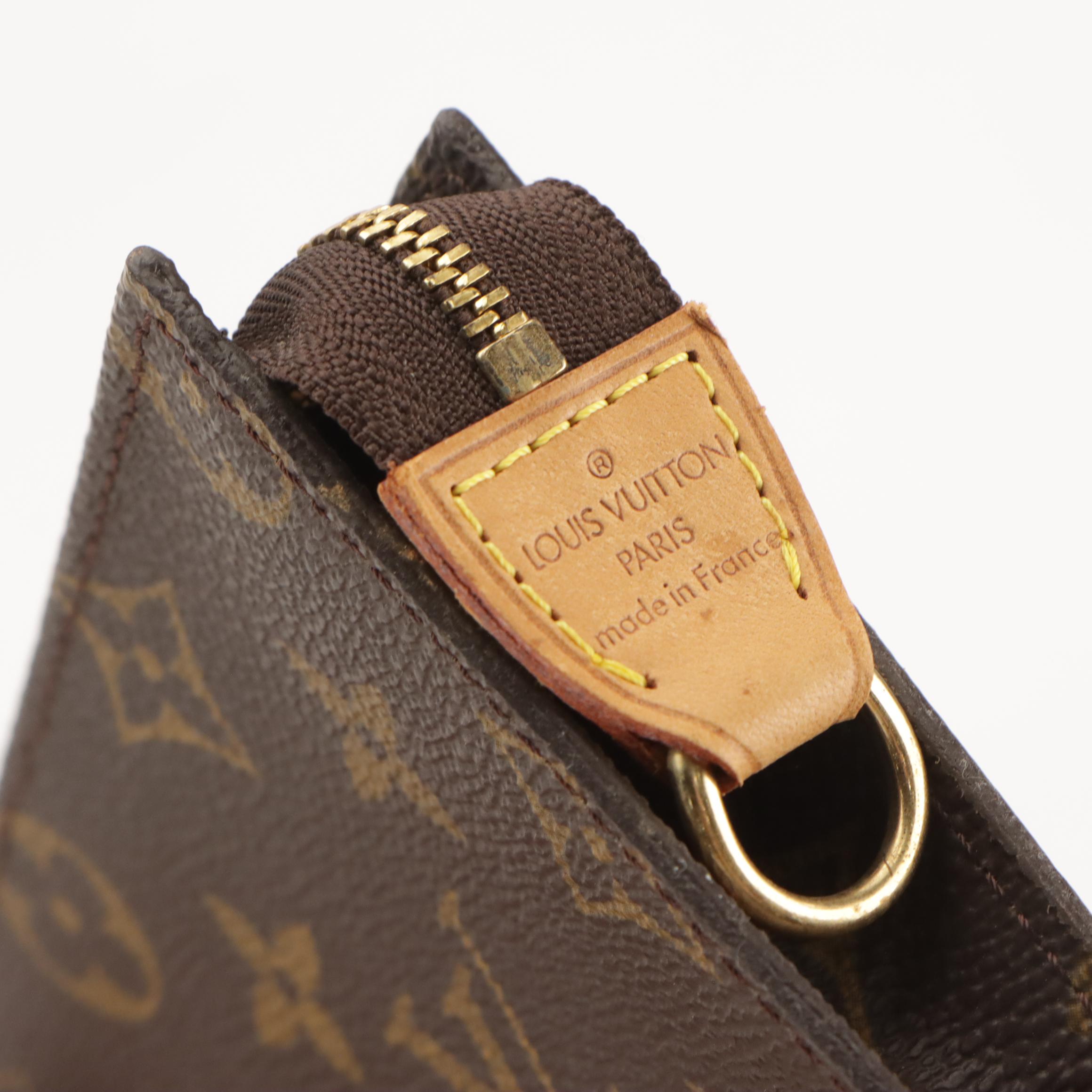 Louis Vuitton Bucket Bag Pouch in Monogram Canvas