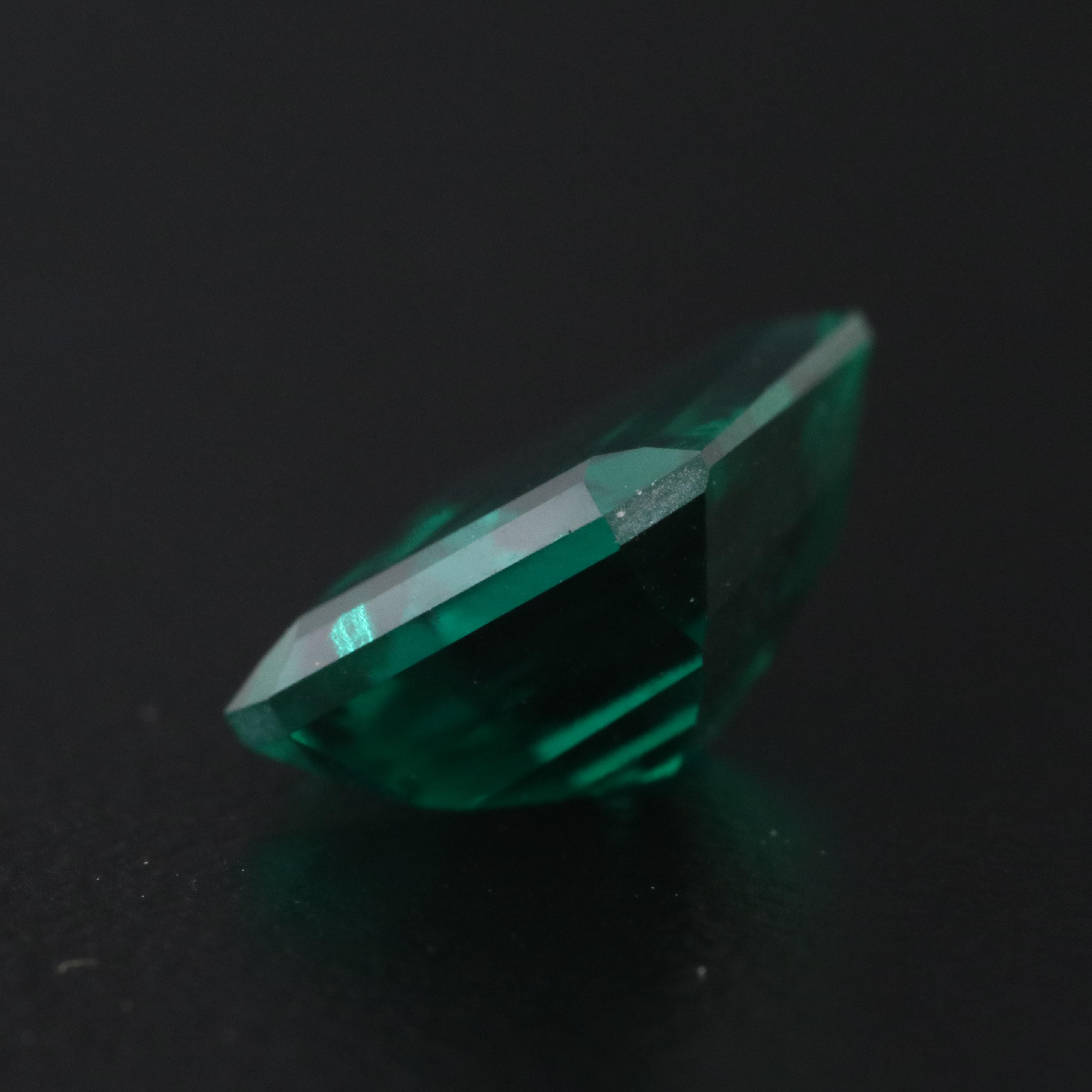Loose 3.70 CT Lab Grown Emerald