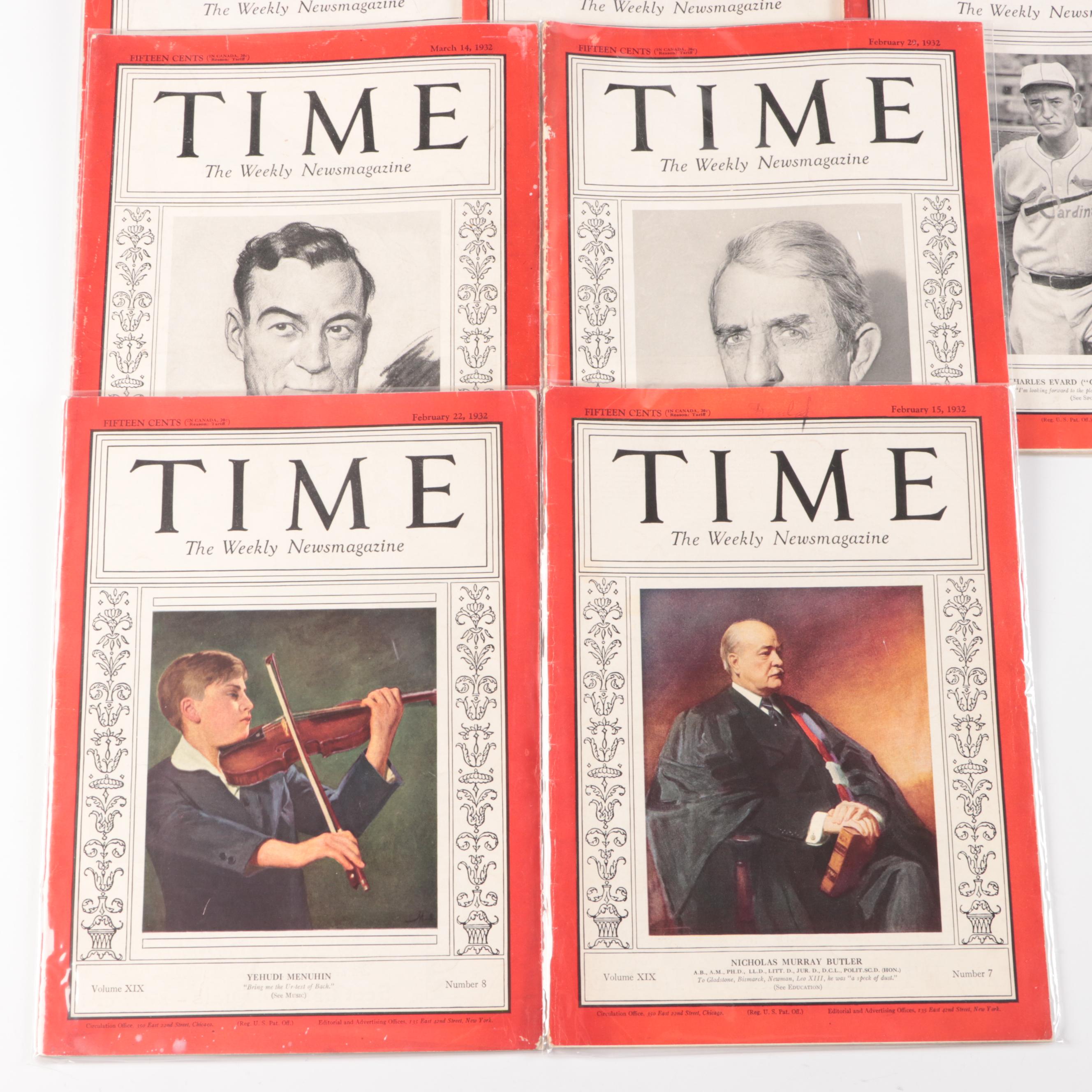 "Time" Magazine Volumes 17-20, 1931-1932