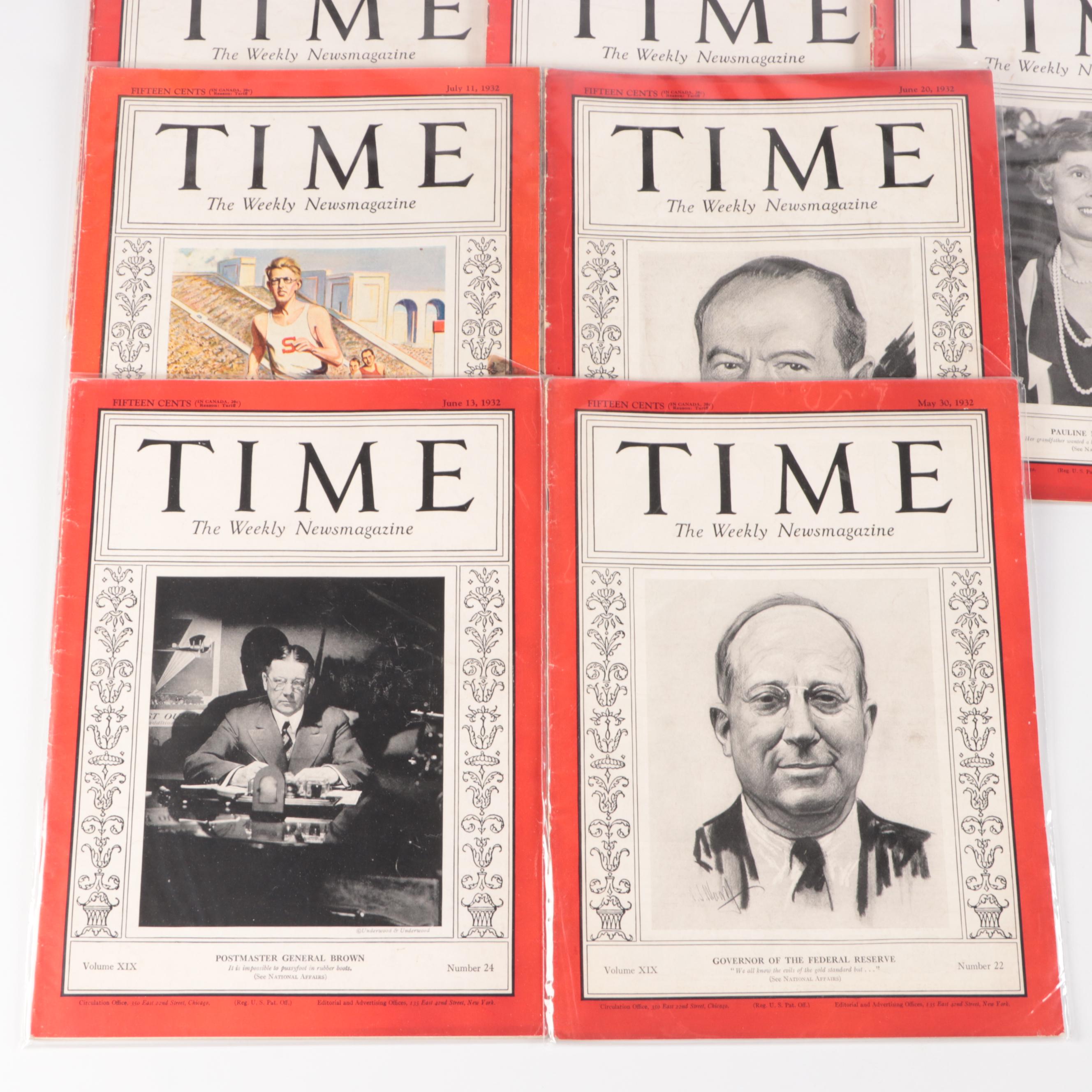 "Time" Magazine Volumes 17-20, 1931-1932