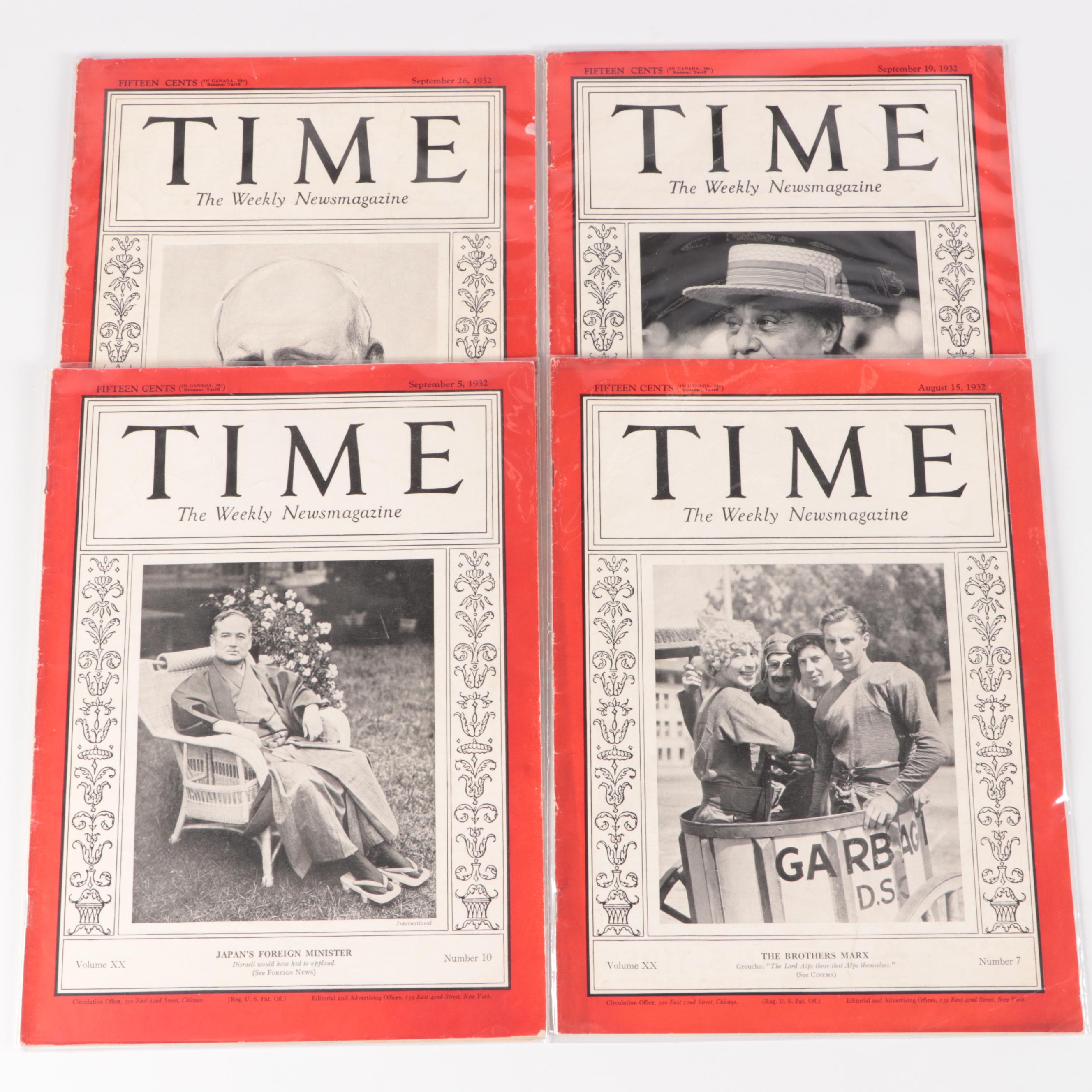 "Time" Magazine Volumes 17-20, 1931-1932