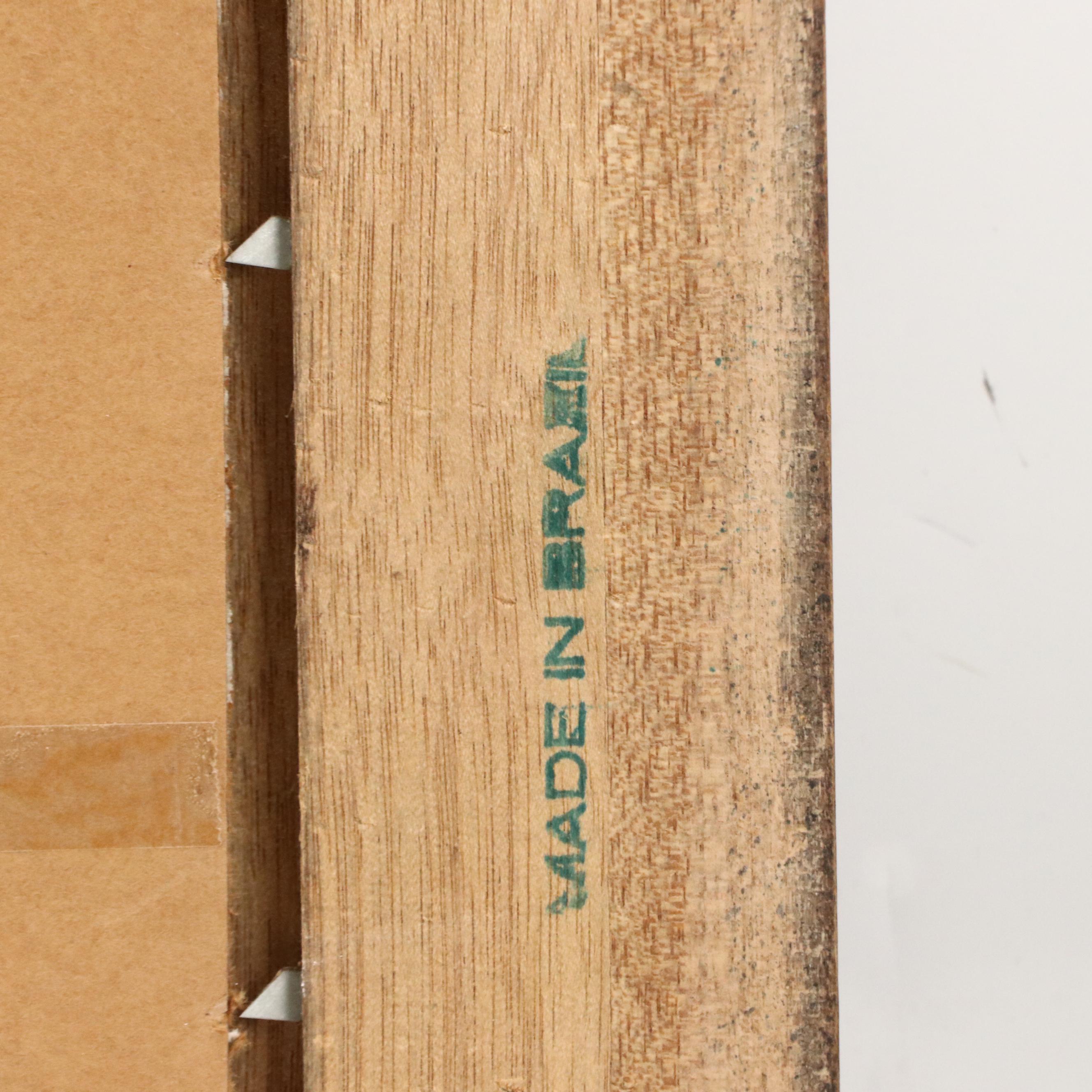 Laverne McQueary Seascape Acrylic Painting with Waves, Late 20th Century