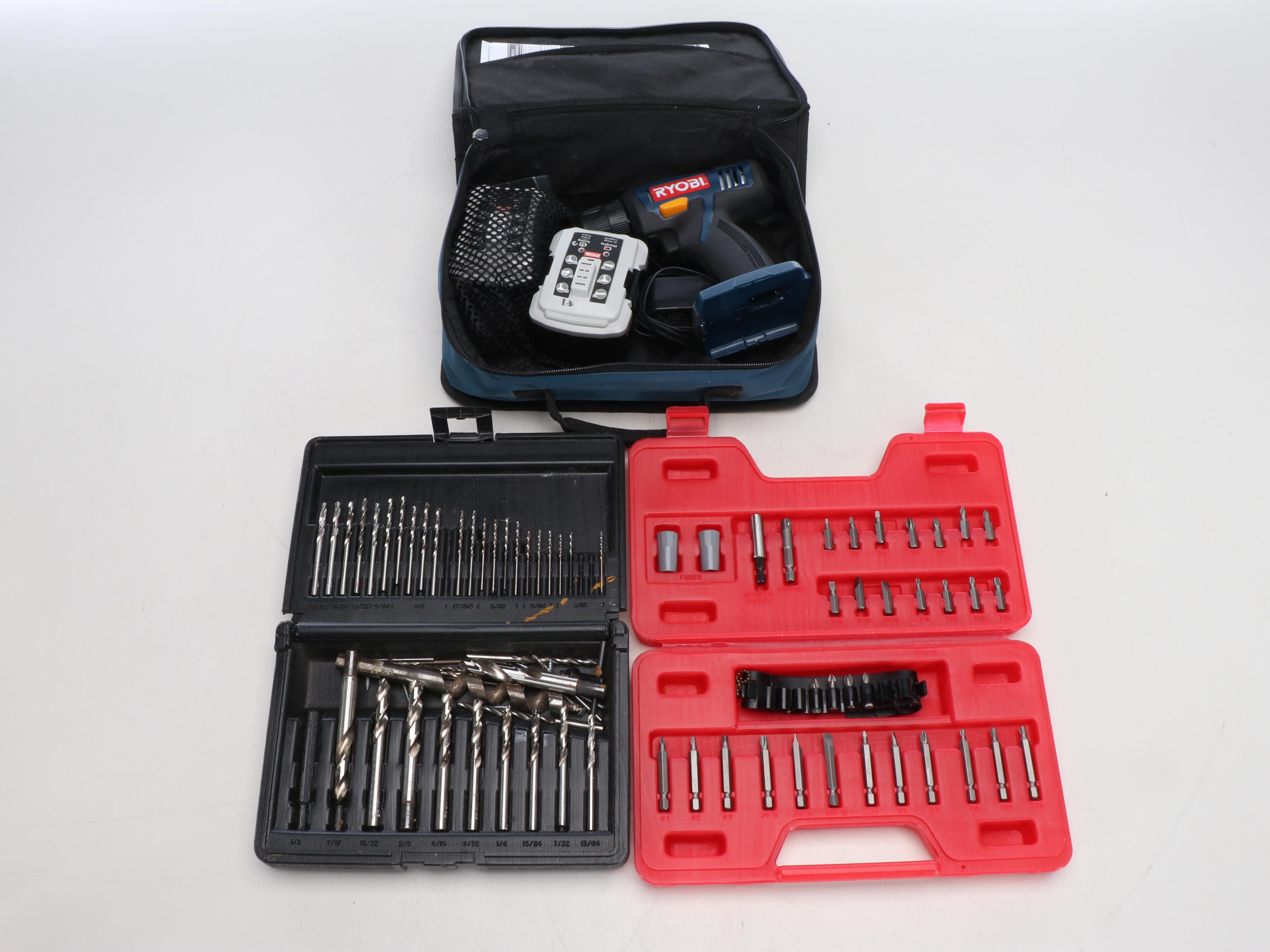 Assortment of Hand Tools and Tool Boxes with Other Power Equipment