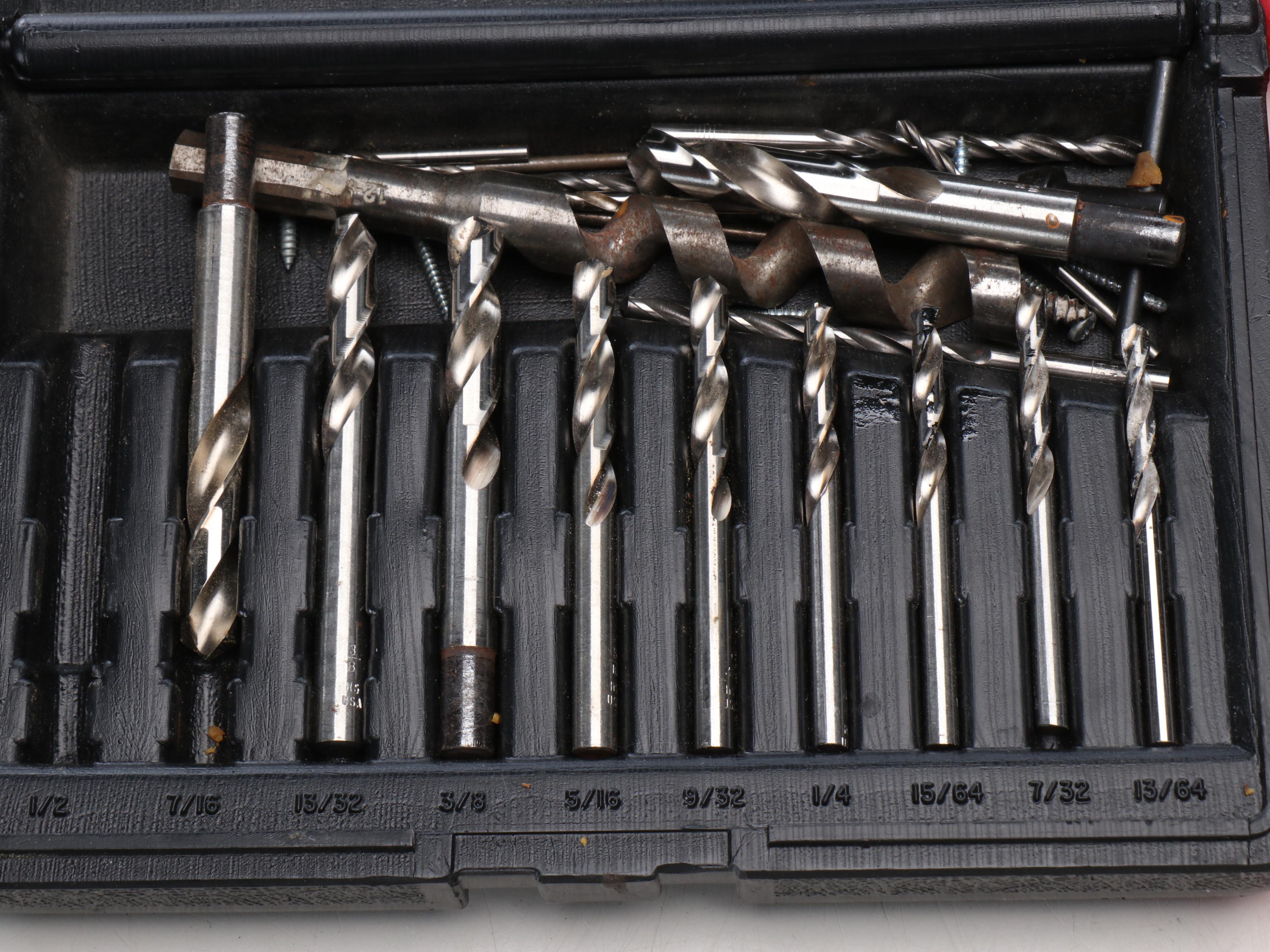 Assortment of Hand Tools and Tool Boxes with Other Power Equipment