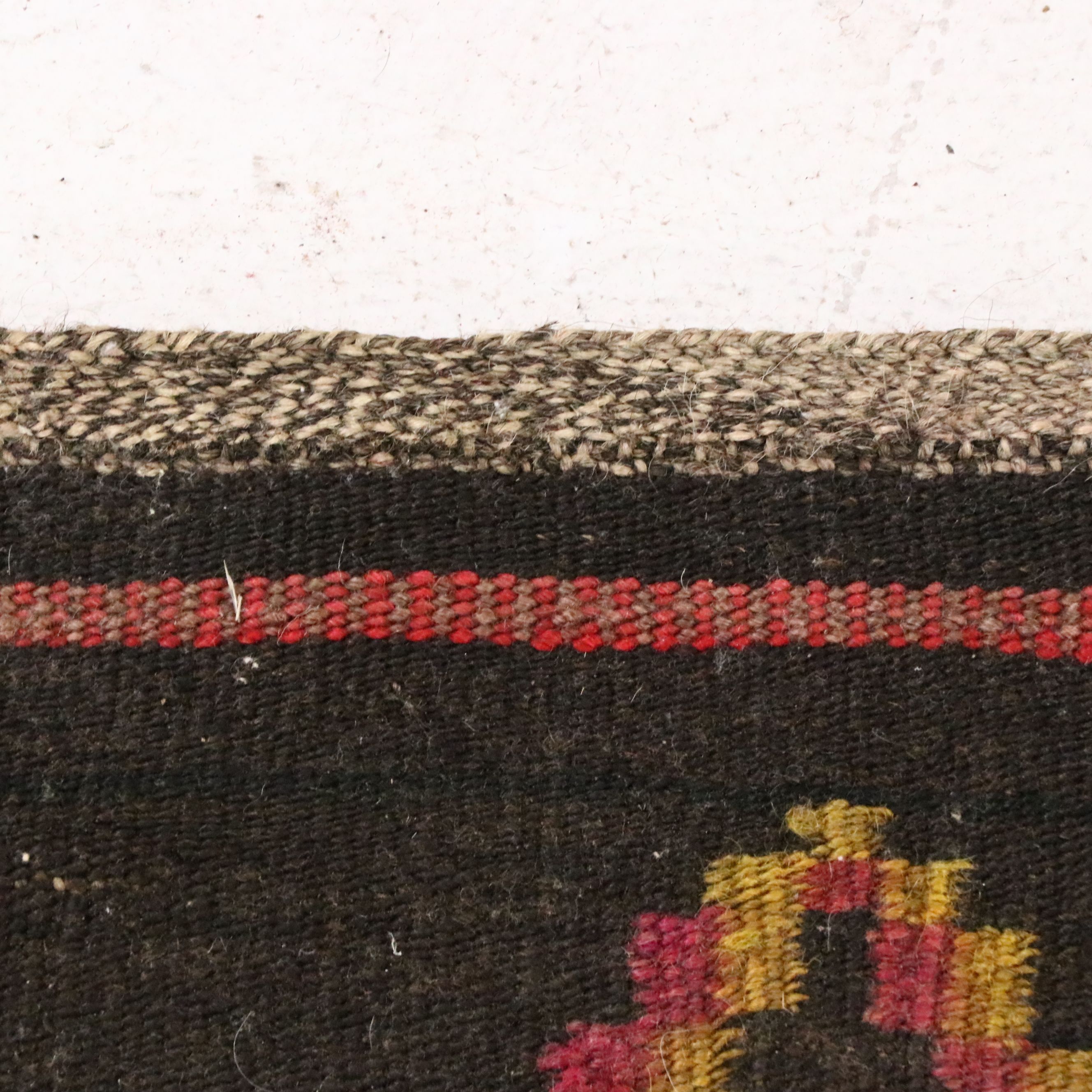 5'2 x 14'3 Handwoven Turkish Karabağ Kilim Long Rug