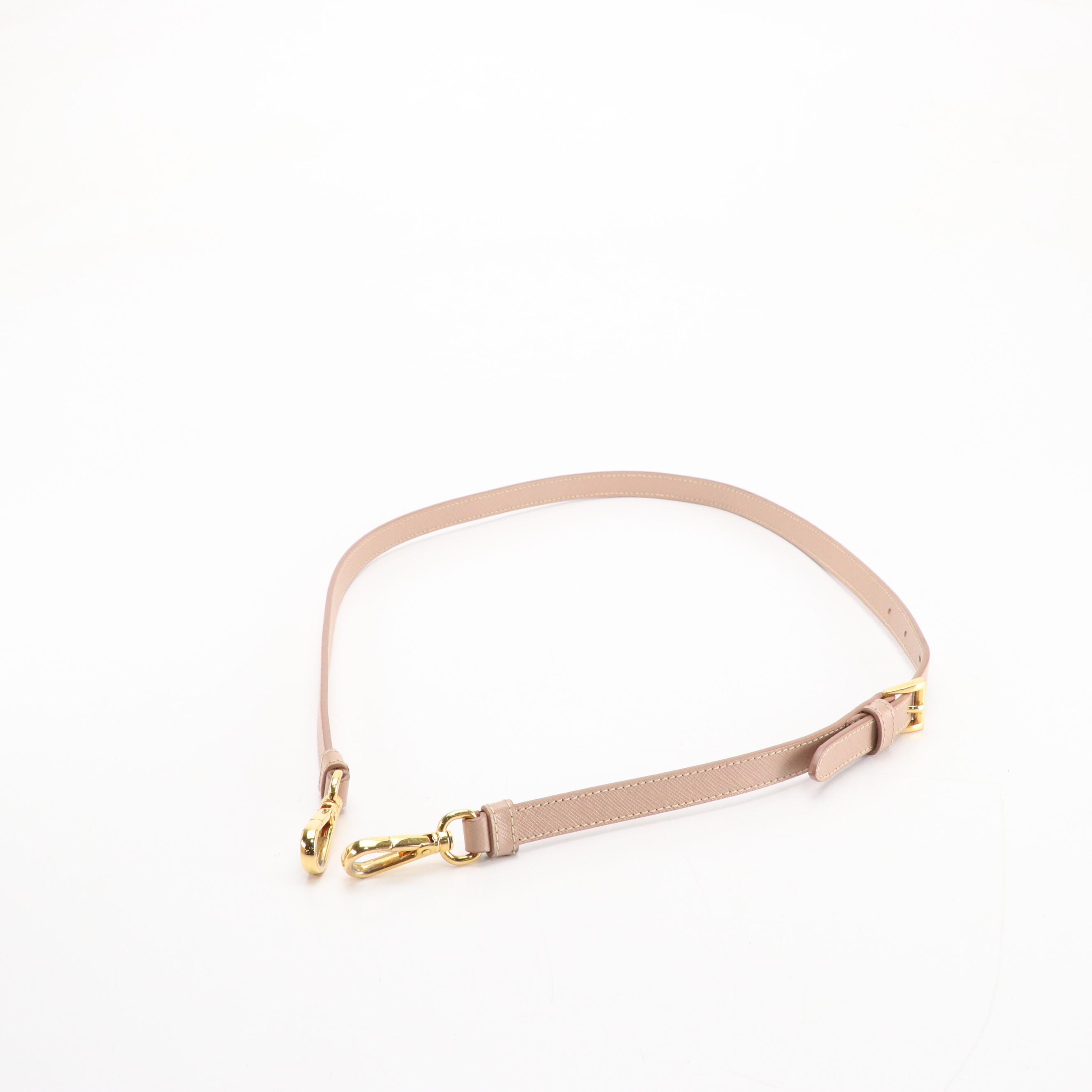 Prada Mini Galleria Two-Way Tote in Blush Beige Saffiano Leather