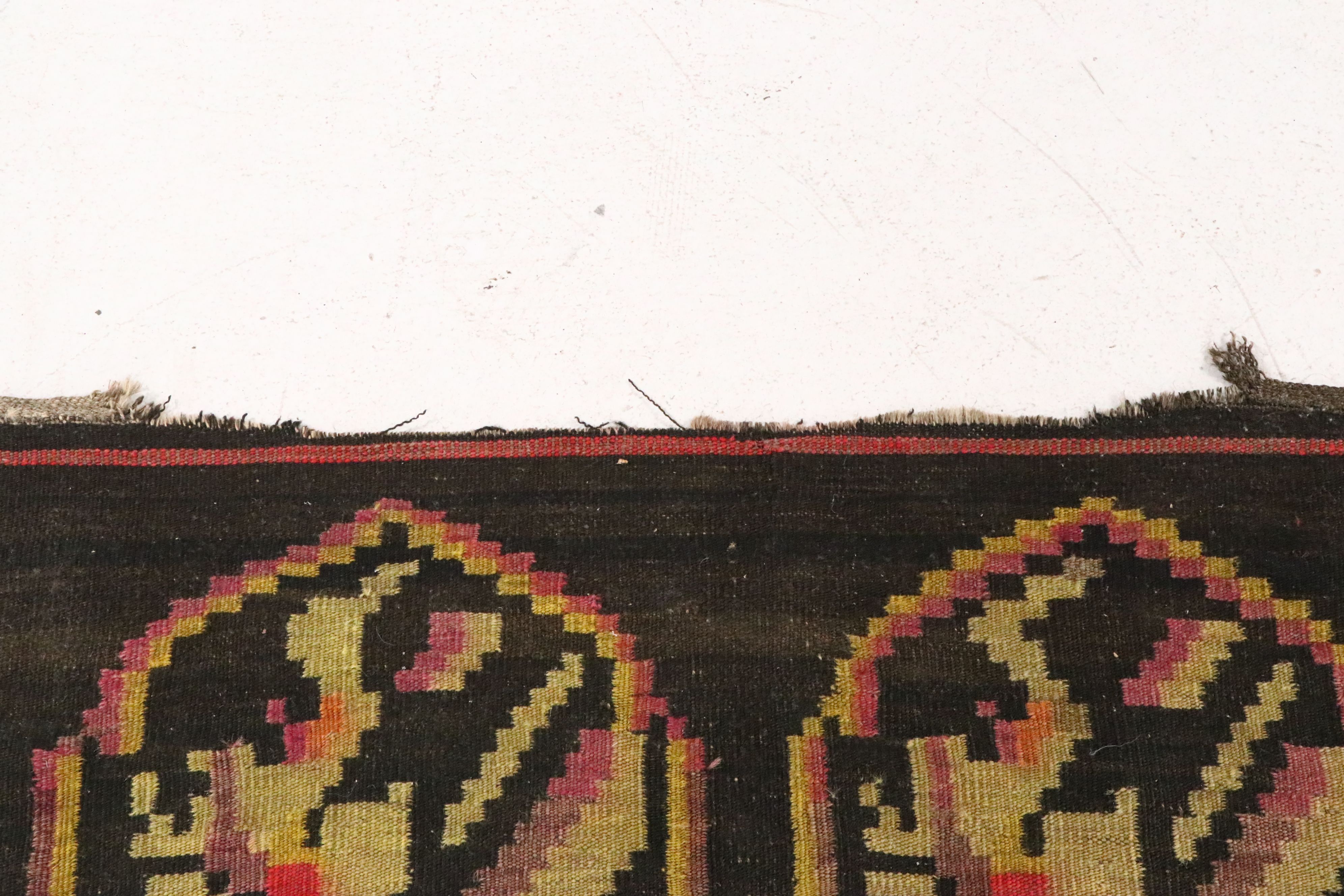 5'2 x 14'3 Handwoven Turkish Karabağ Kilim Long Rug