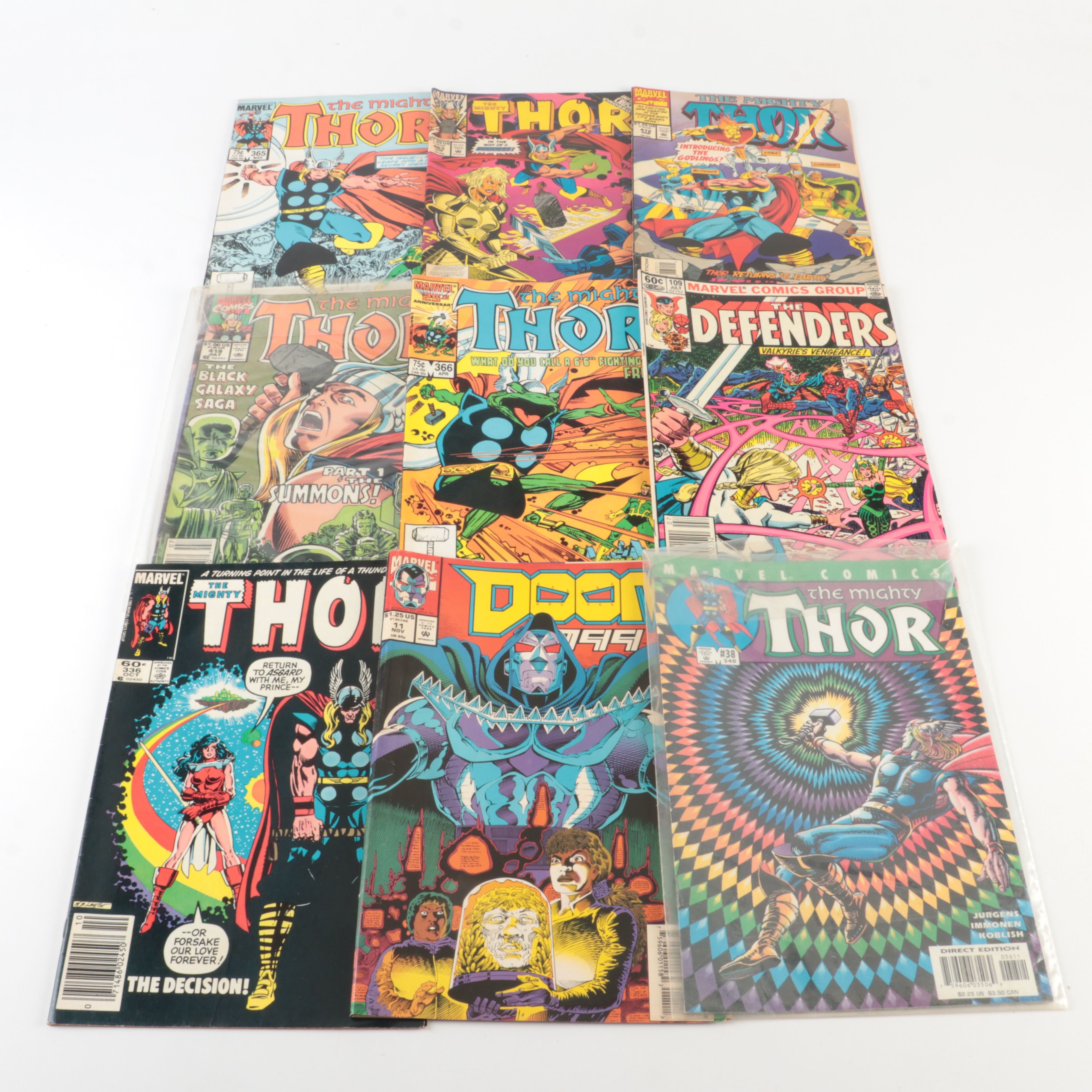 Collection of Eighty Marvel "The Mighty Thor" Comics