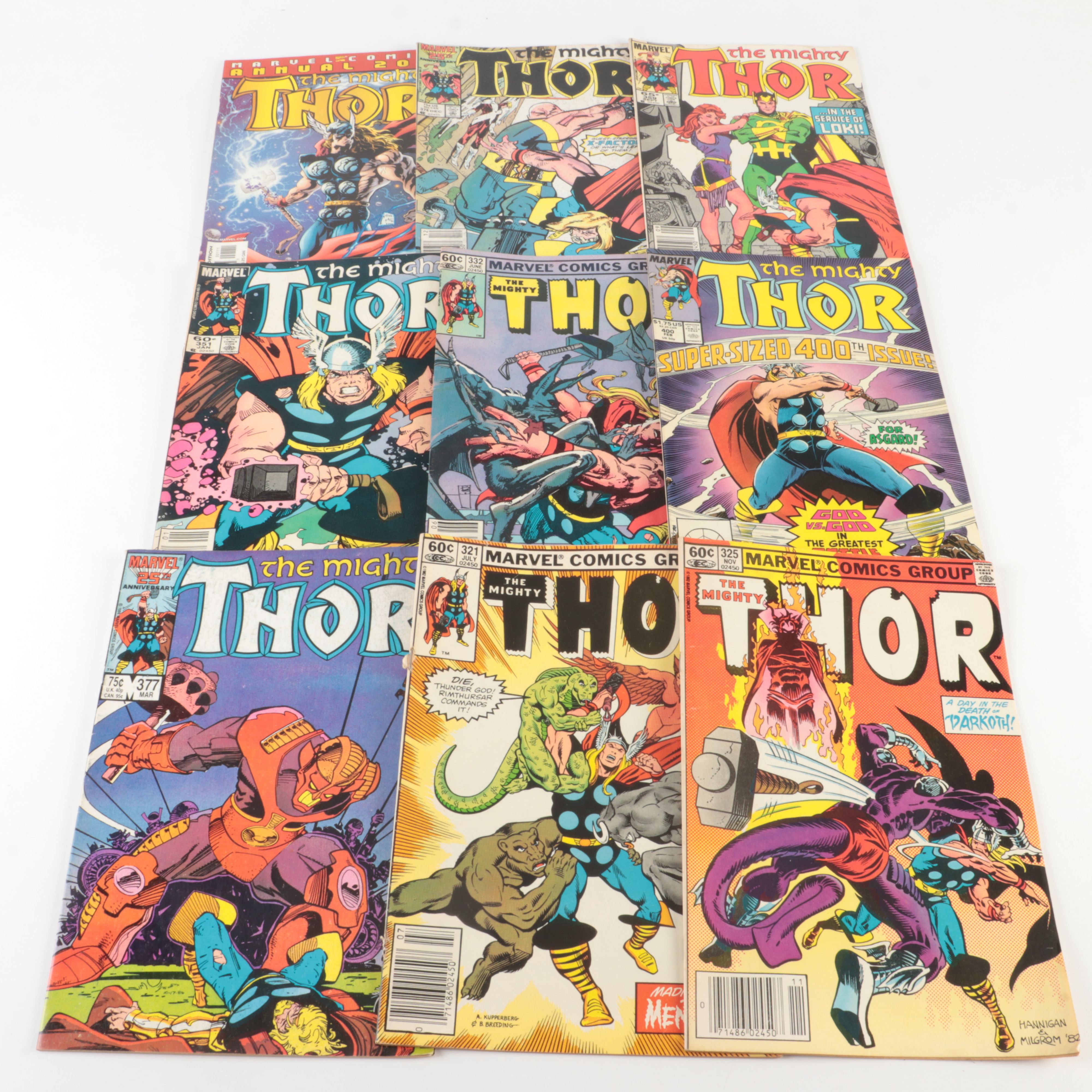 Collection of Eighty Marvel "The Mighty Thor" Comics
