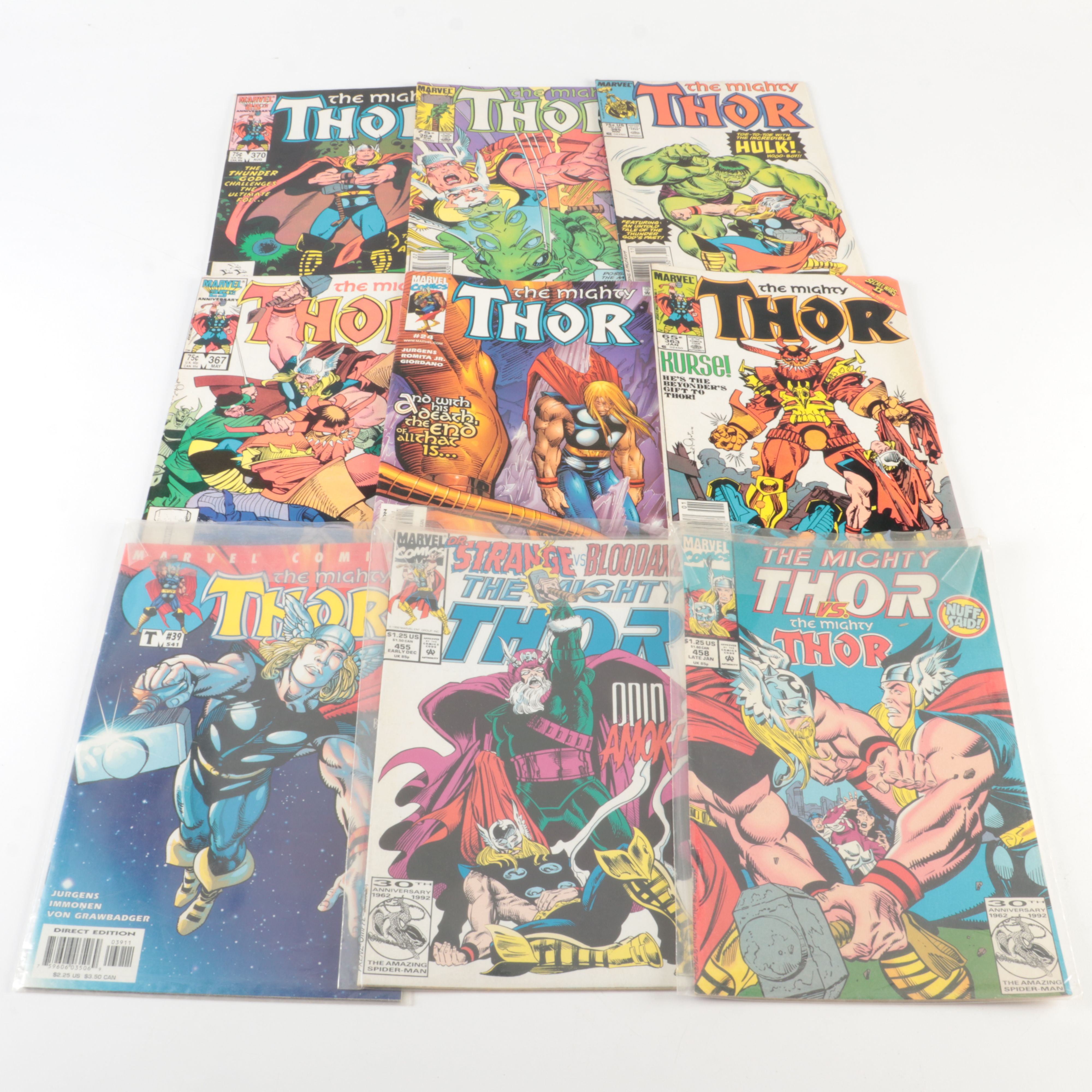 Collection of Eighty Marvel "The Mighty Thor" Comics