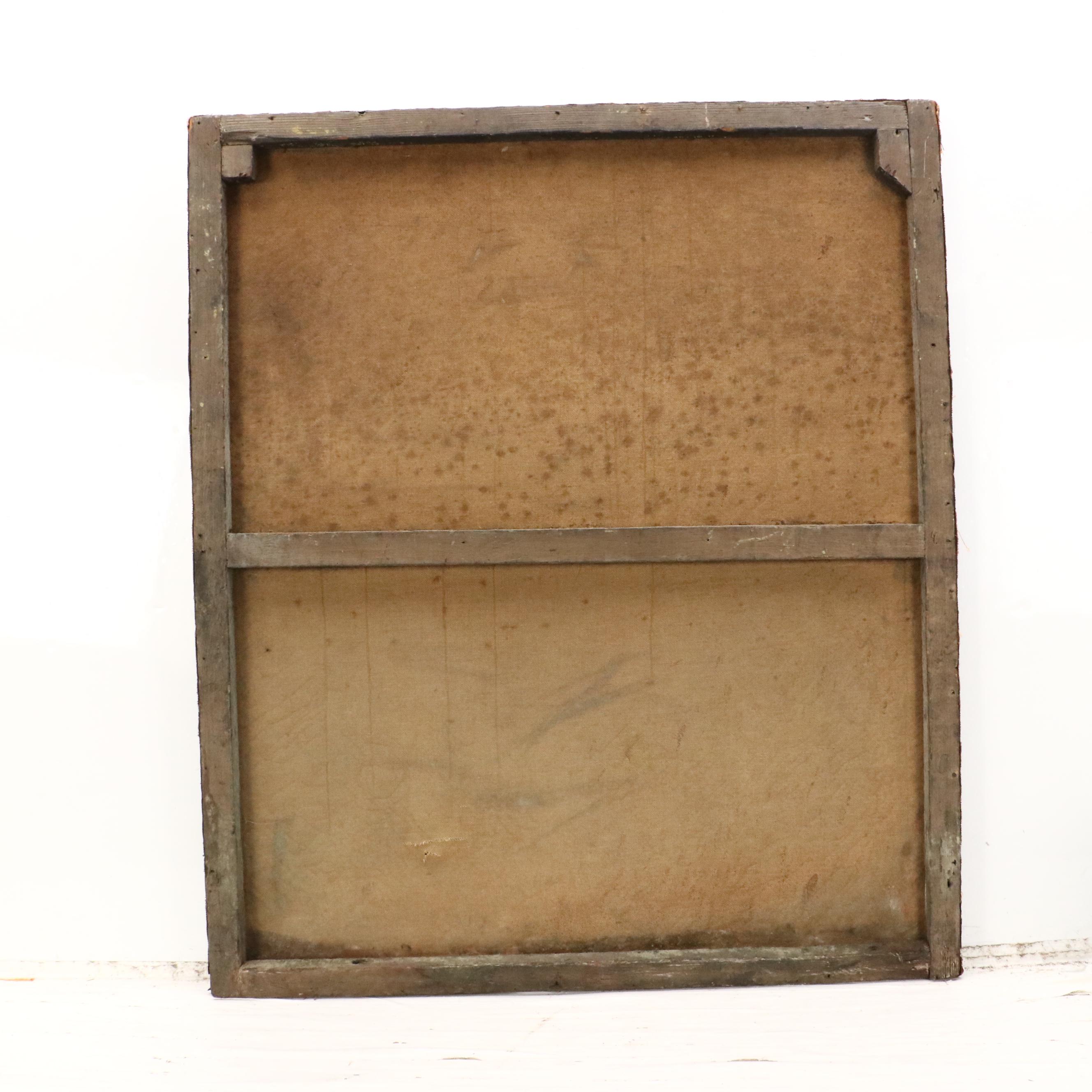 Harvey Shepard Oil Portrait of Man with Seascape, Mid-20th Century