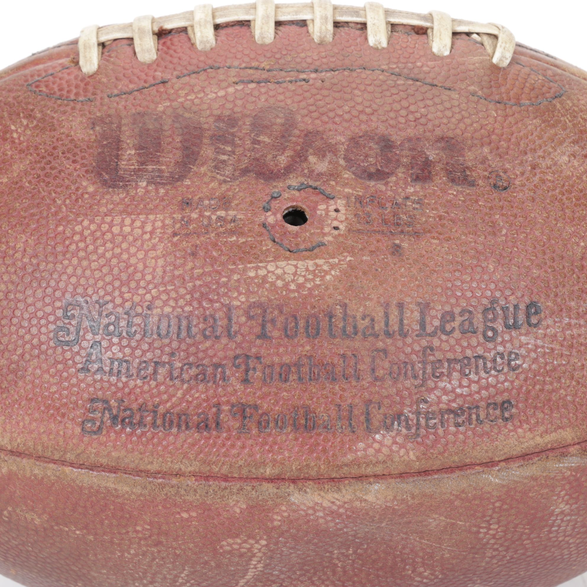 Rocky Bleier & Andy Russell Signed Football