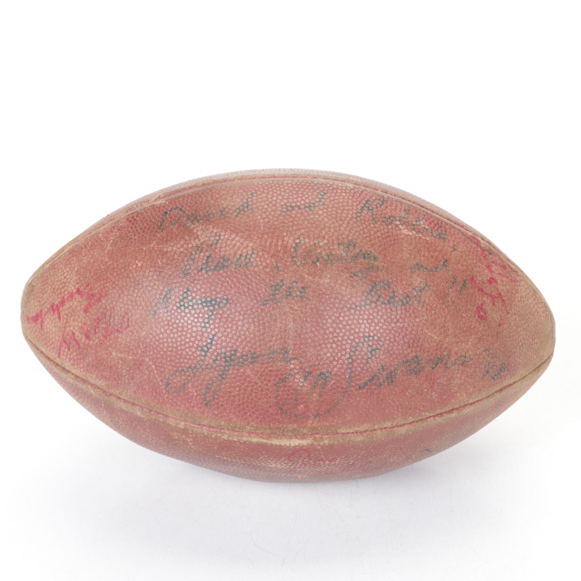 Rocky Bleier & Andy Russell Signed Football