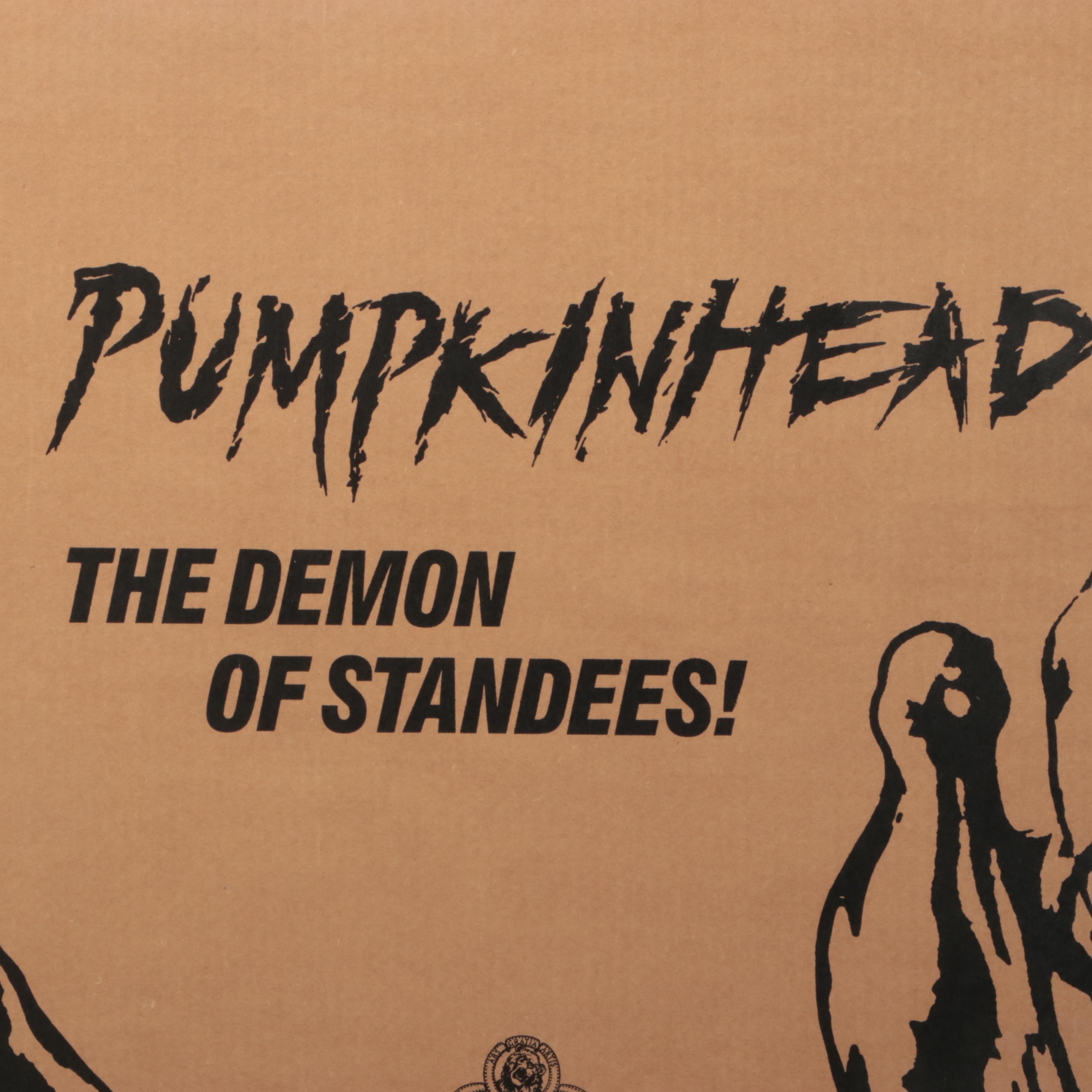 "Child's Play" and "Pumpkinhead" Cardboard Standees, Late 20th C.