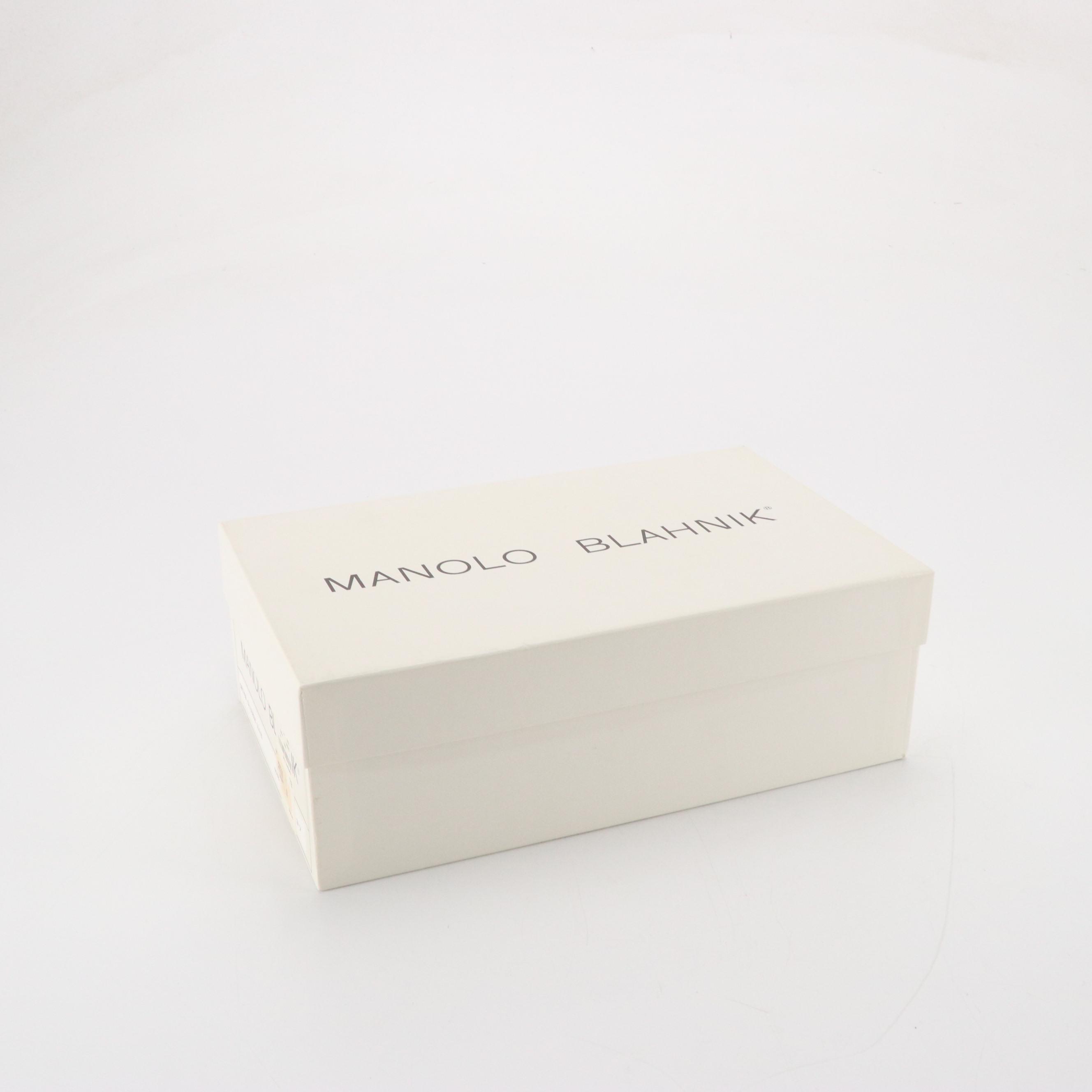 Manolo Blahnik Green Suede Penny Loafers in Box