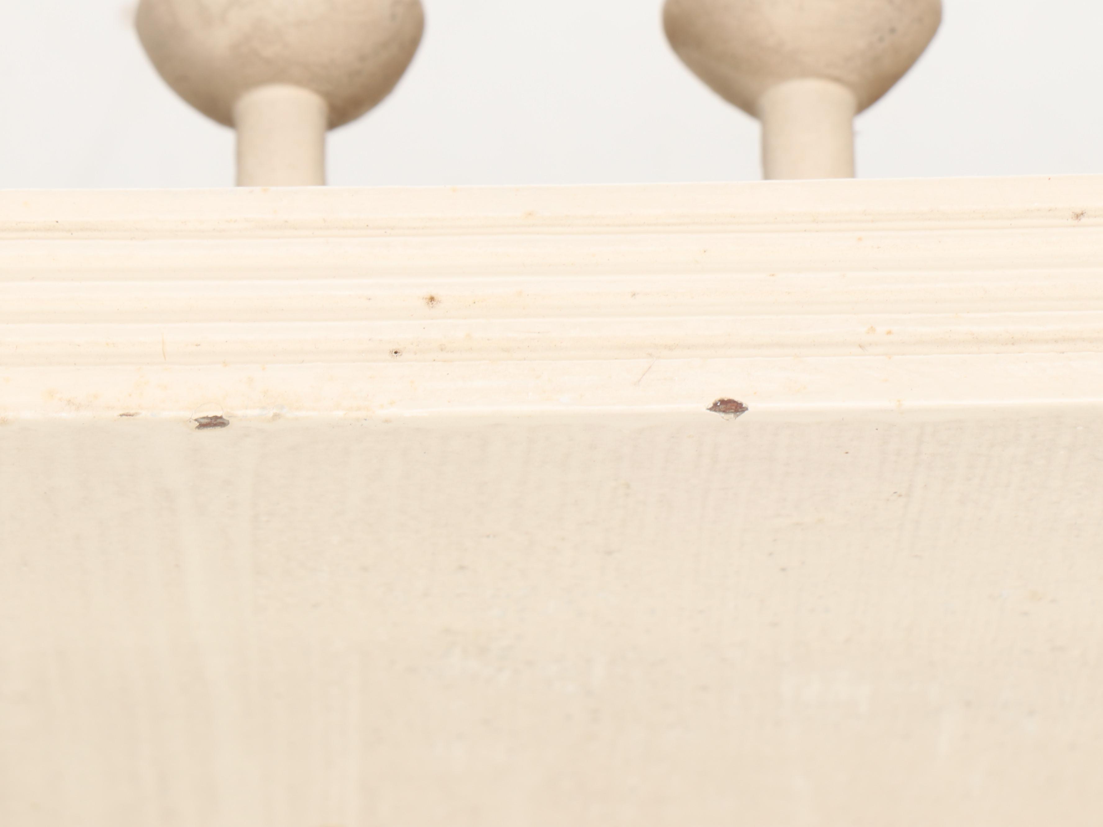 Victorian Painted Wood Ball and Stick Wall Shelves, Late 19th/Early 20th C.