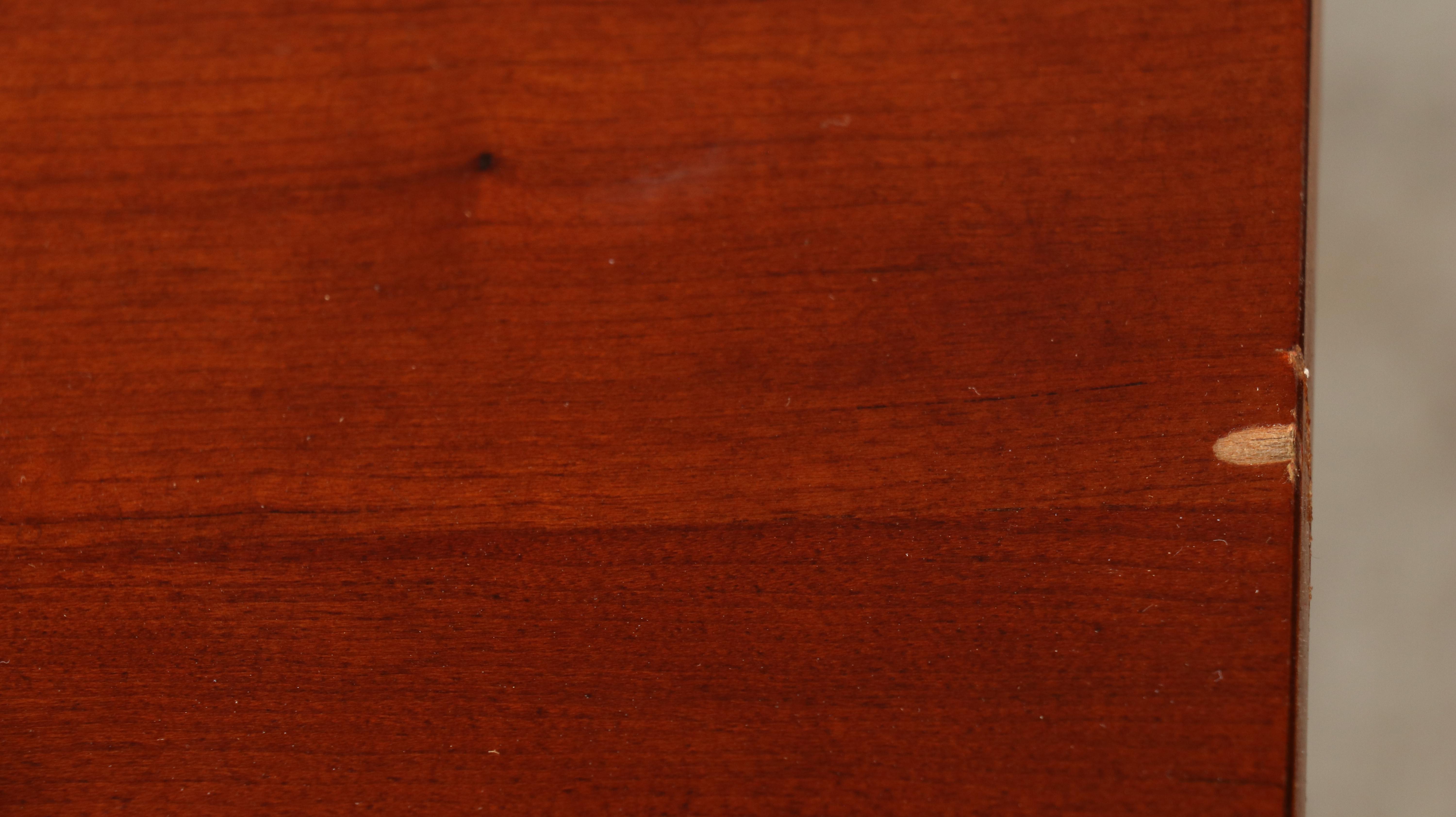 Lexington Cherry Four Poster Queen Bed and Pair of Bachelor Chest Nightstands