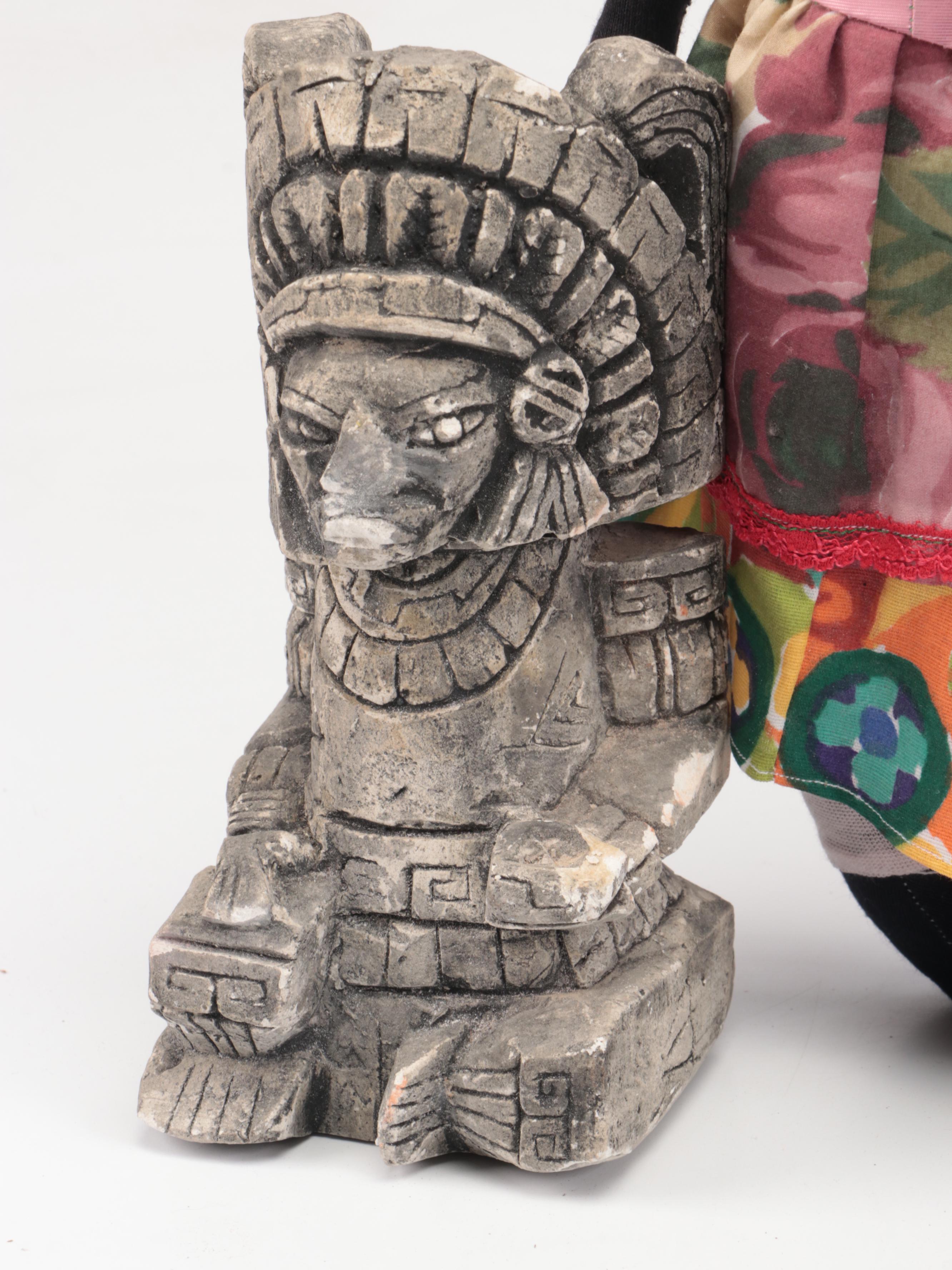 Travel Souvenirs From Mexico, India, and Africa with Jamaican Cloth Dolls