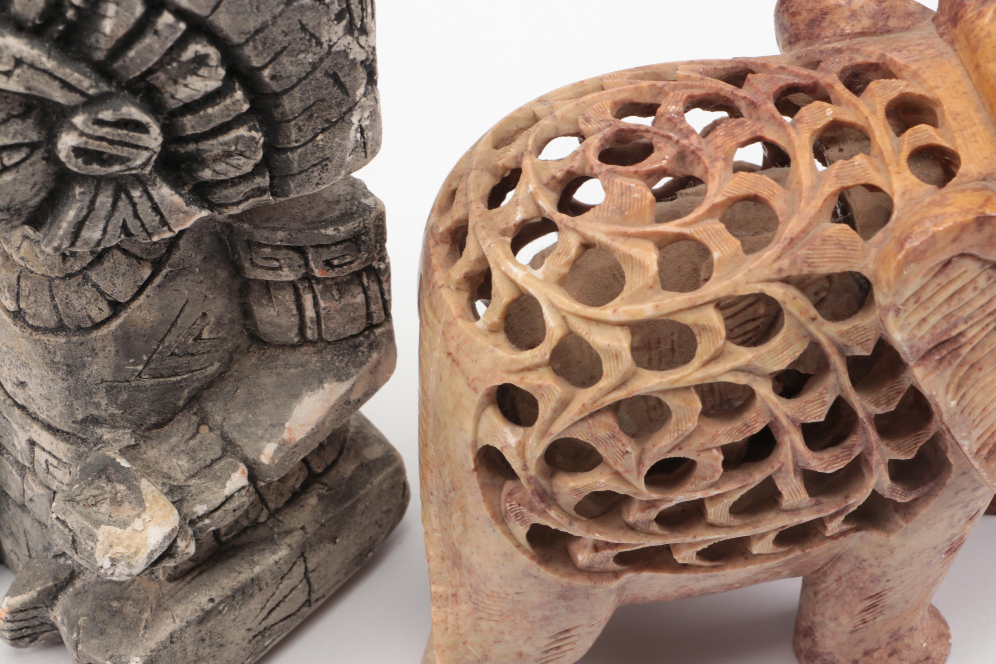 Travel Souvenirs From Mexico, India, and Africa with Jamaican Cloth Dolls