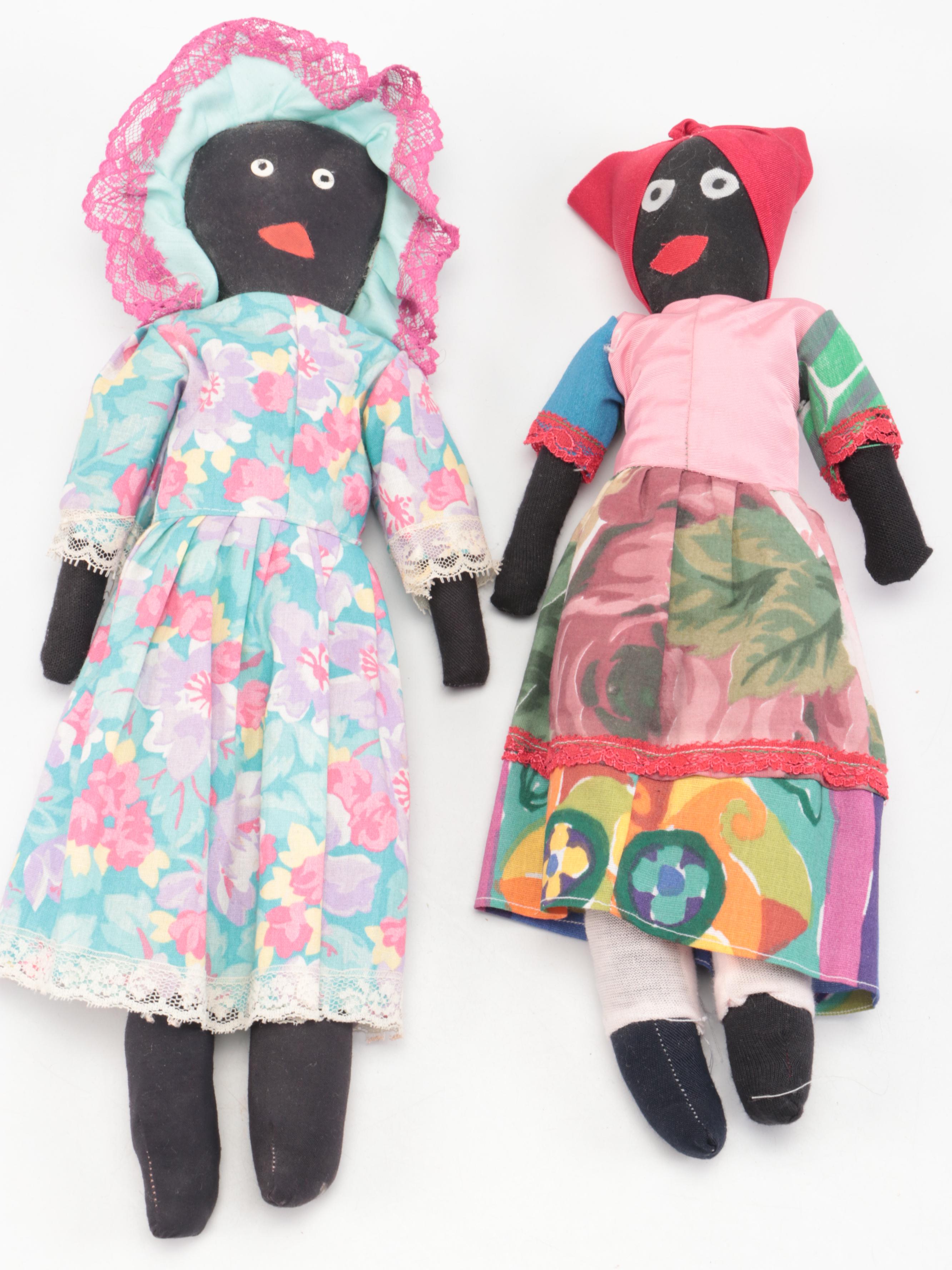 Travel Souvenirs From Mexico, India, and Africa with Jamaican Cloth Dolls