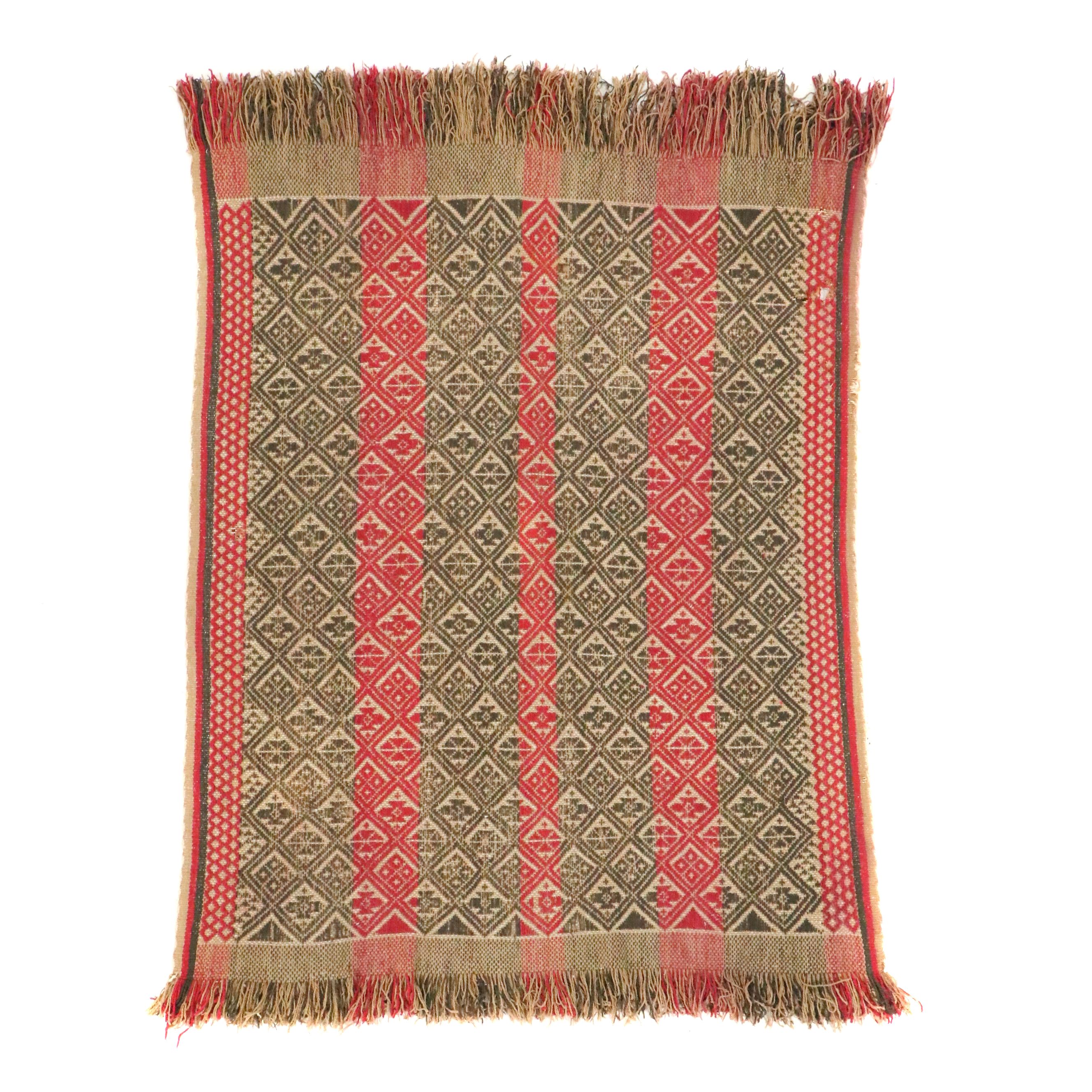 4'8 x 6'7 Handwoven Moroccan Flatweave Area Rug