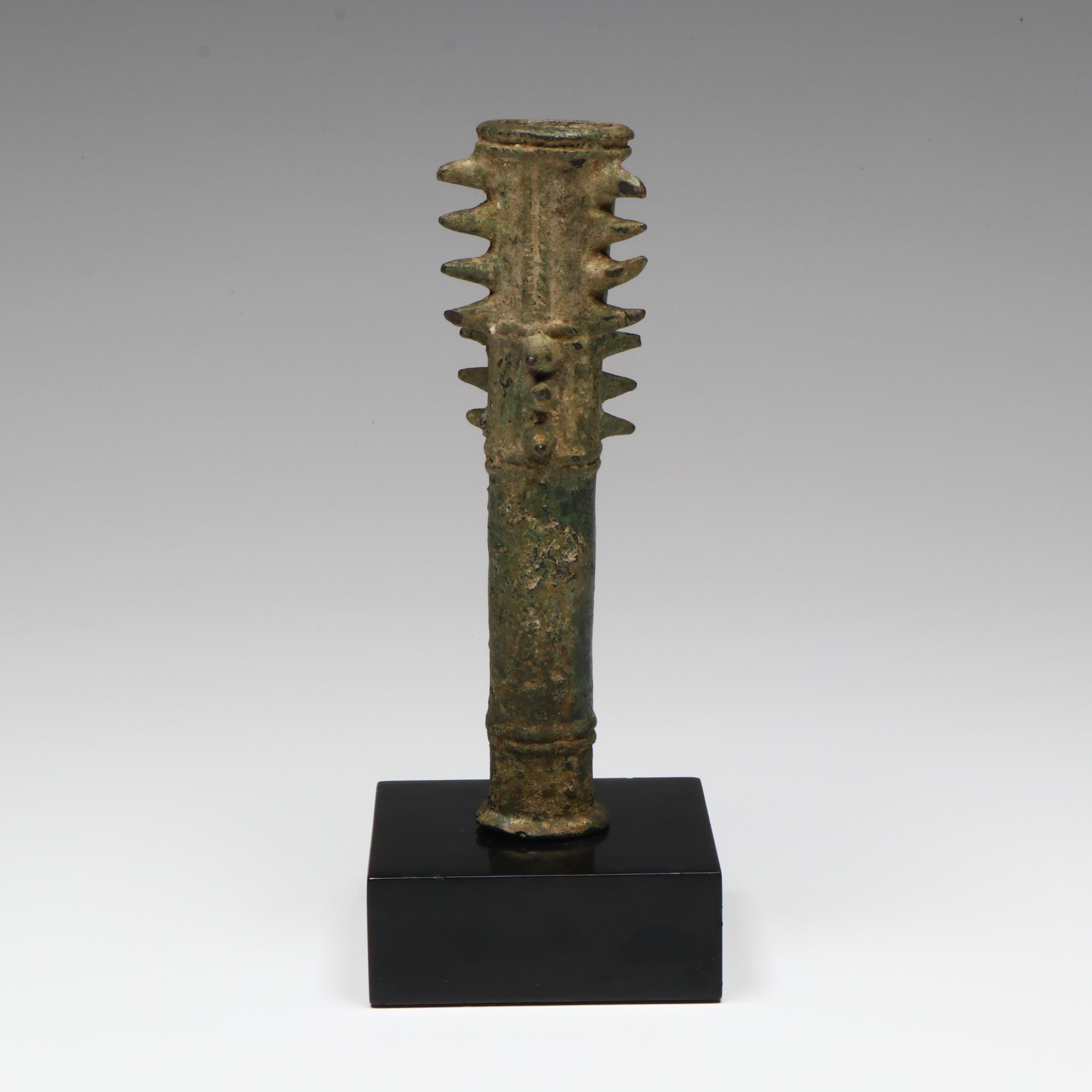 Ancient Luristan Bronze Cudgel, Circa 2600 BCE, Ex Collection of Moshe Dayan