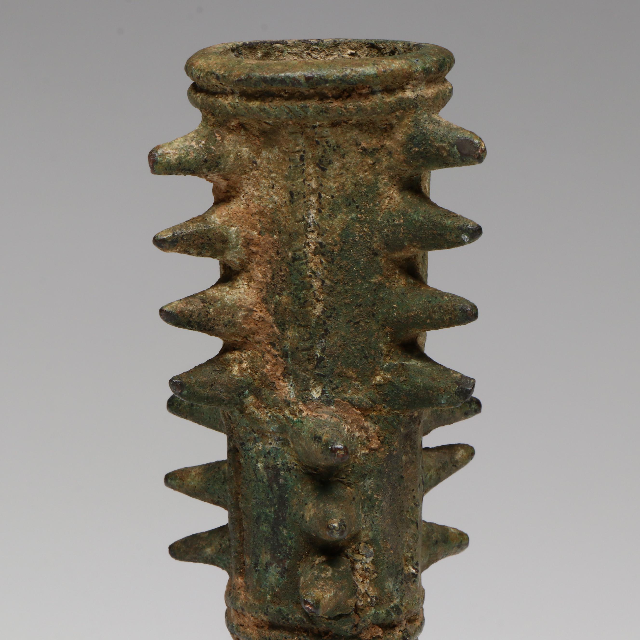 Ancient Luristan Bronze Cudgel, Circa 2600 BCE, Ex Collection of Moshe Dayan