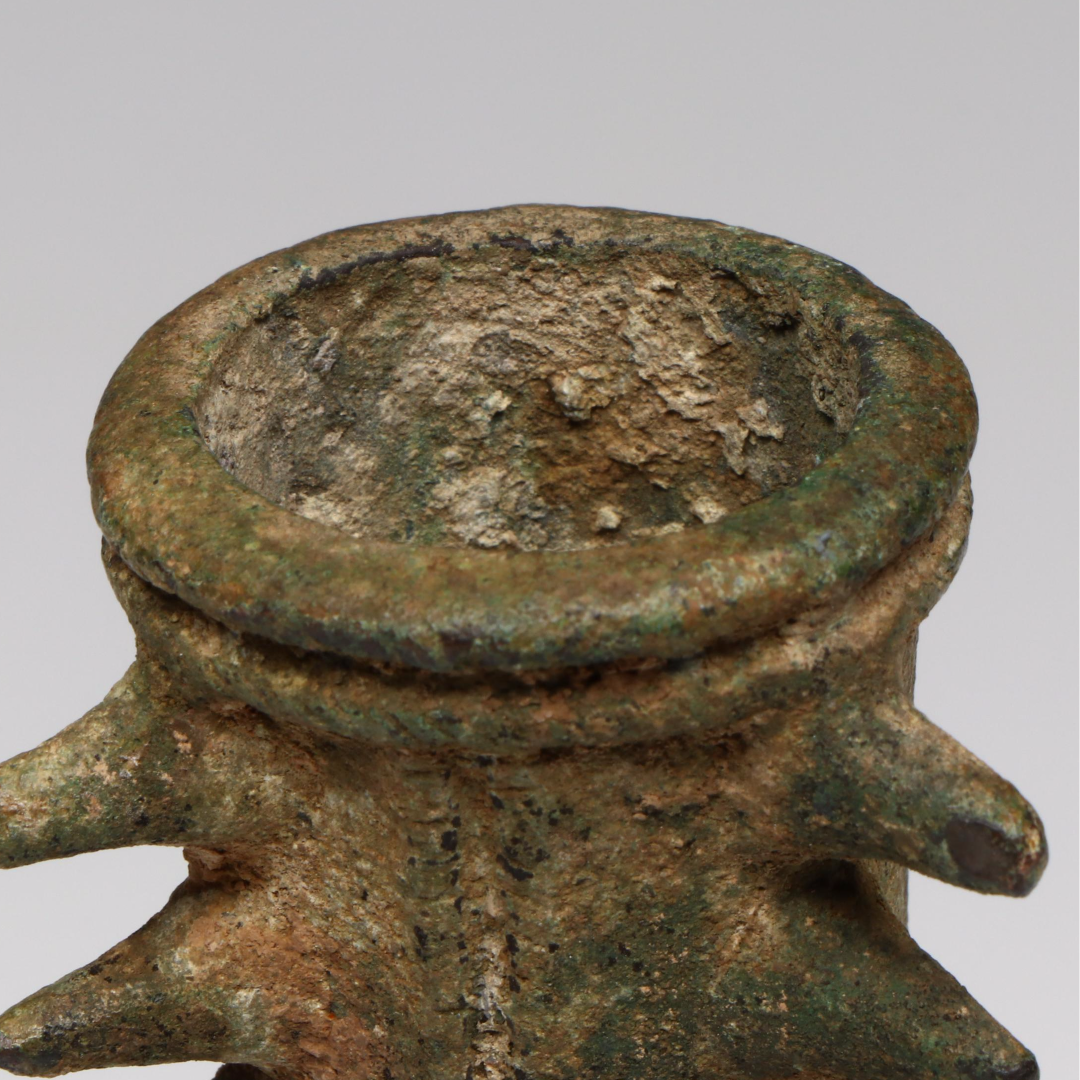 Ancient Luristan Bronze Cudgel, Circa 2600 BCE, Ex Collection of Moshe Dayan
