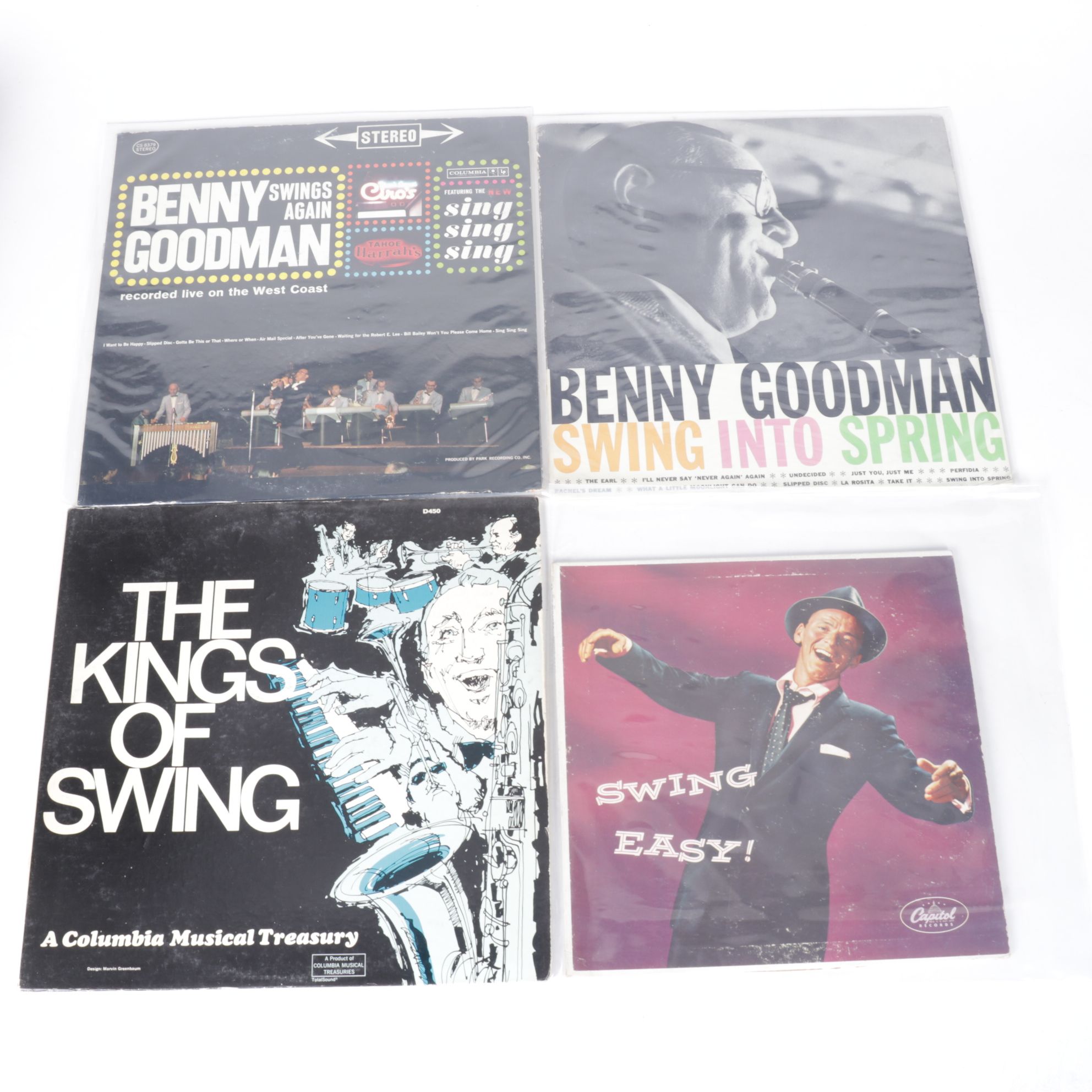 Frank Sinatra, Benny Goodman & Other Swing Vinyl Record Albums