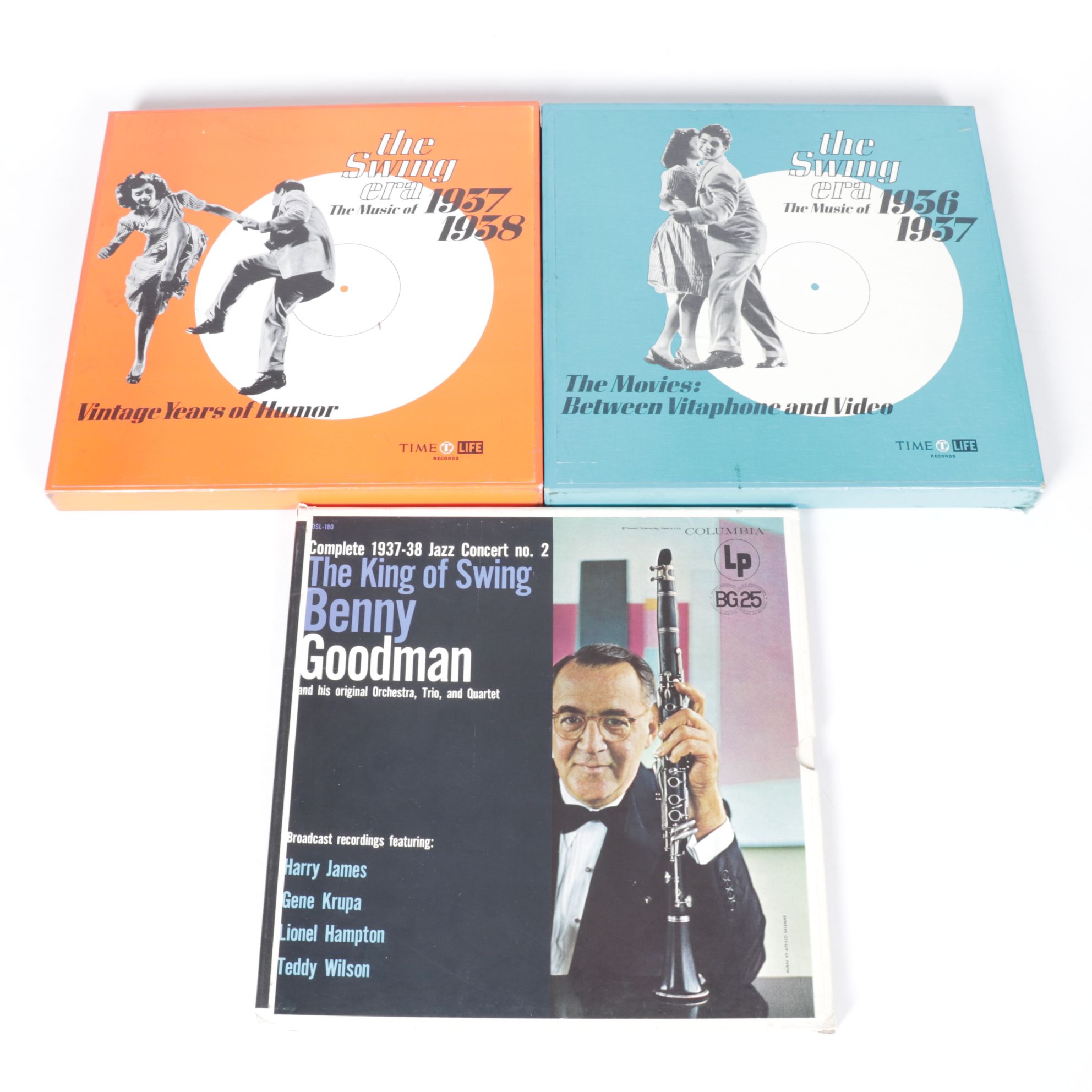 Frank Sinatra, Benny Goodman & Other Swing Vinyl Record Albums