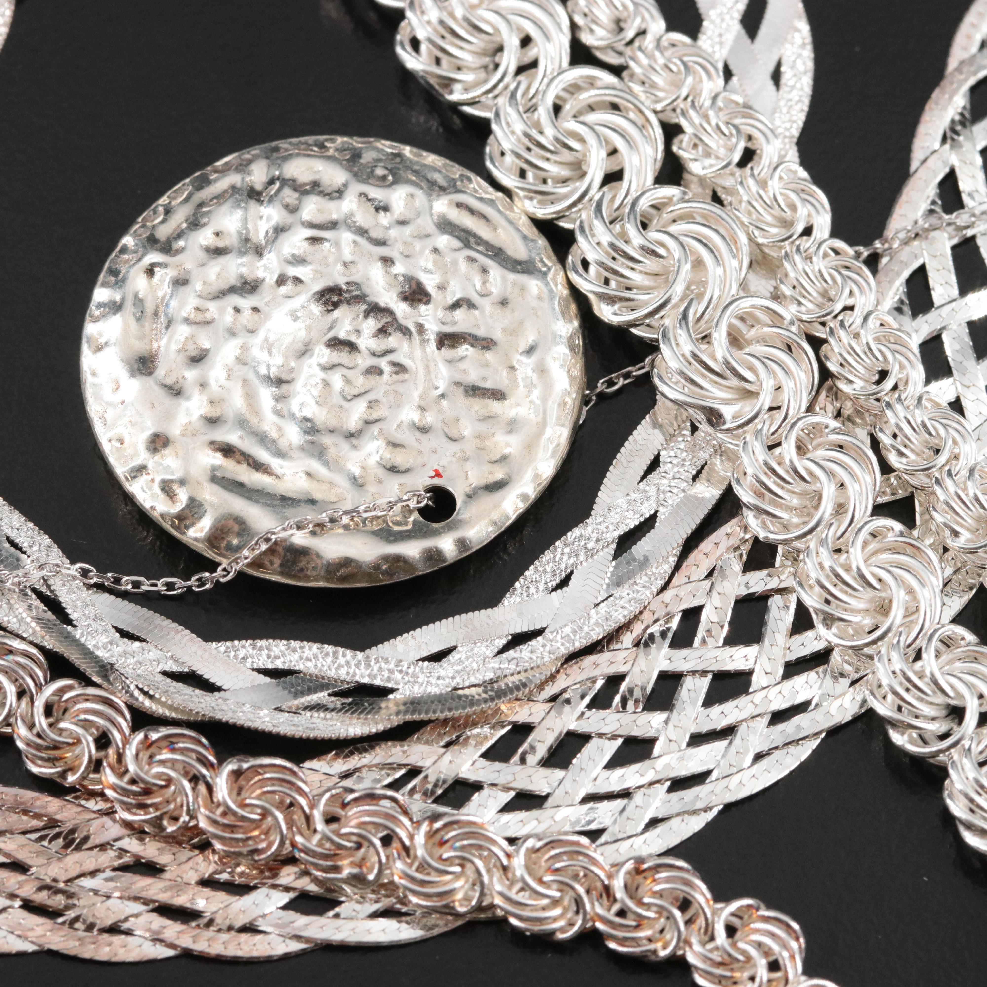 Sterling Necklace and Bracelet Collection