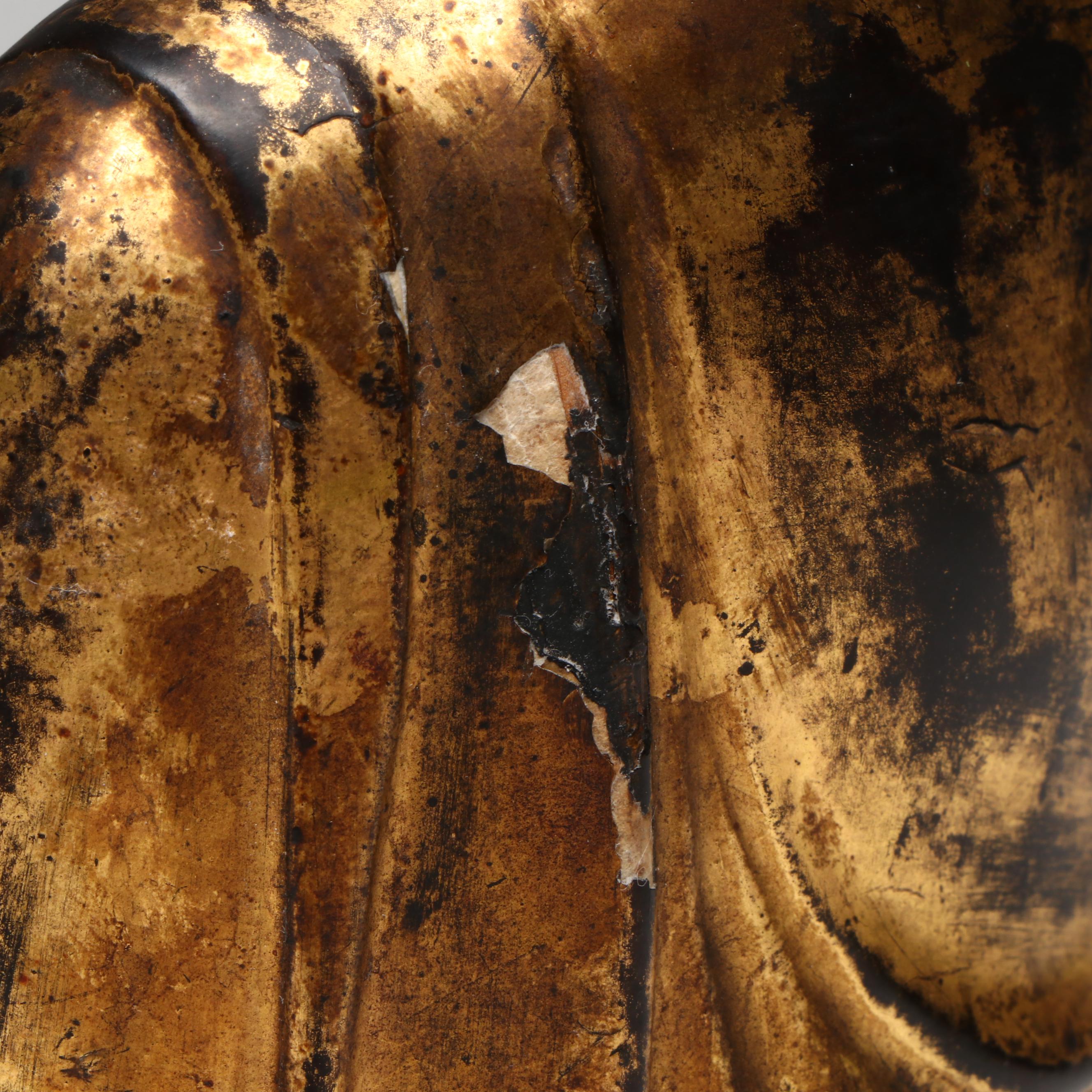 Japanese Gilt Wood Seated Amida Buddha, Circa 19th Century