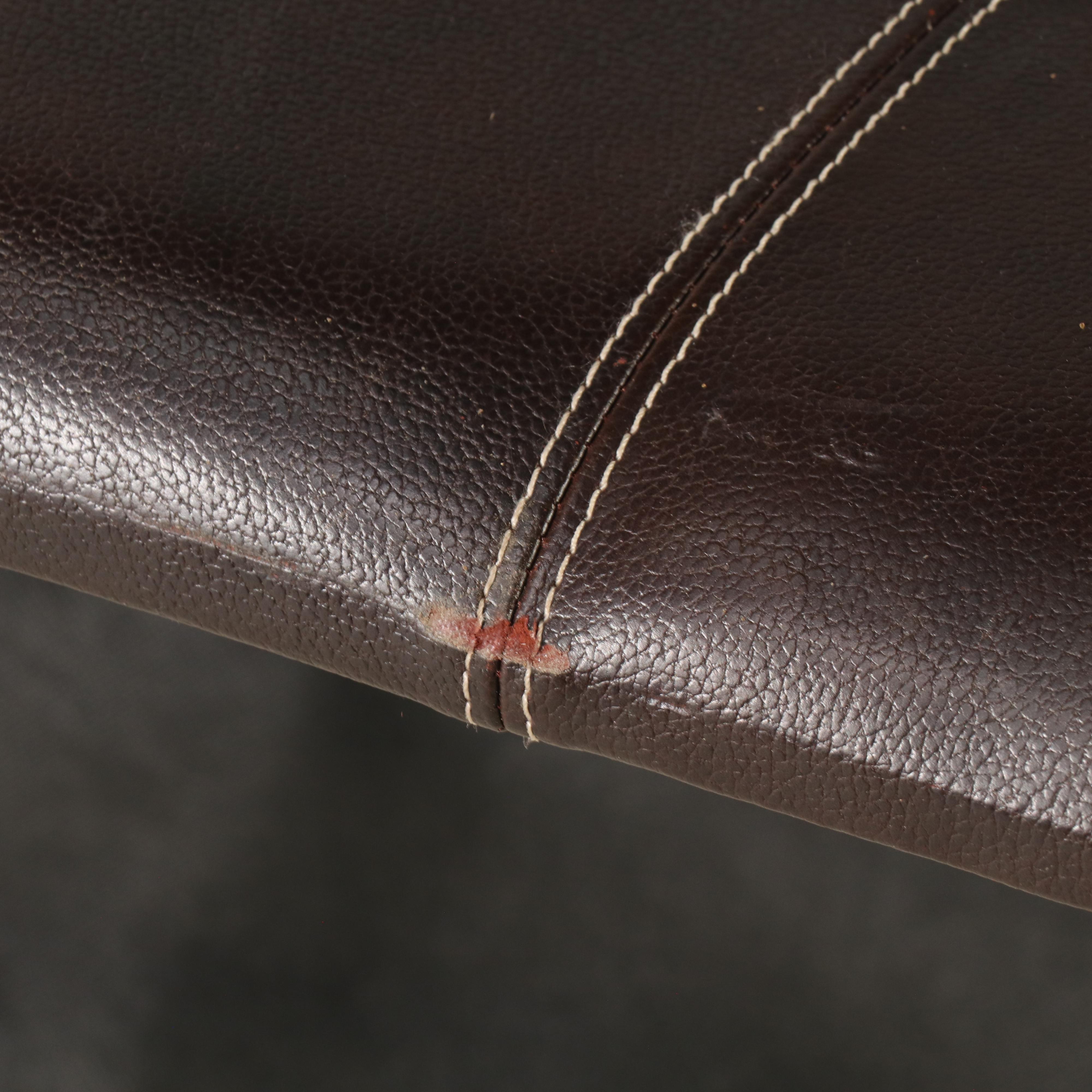 Pair of Leather Lounge Chairs