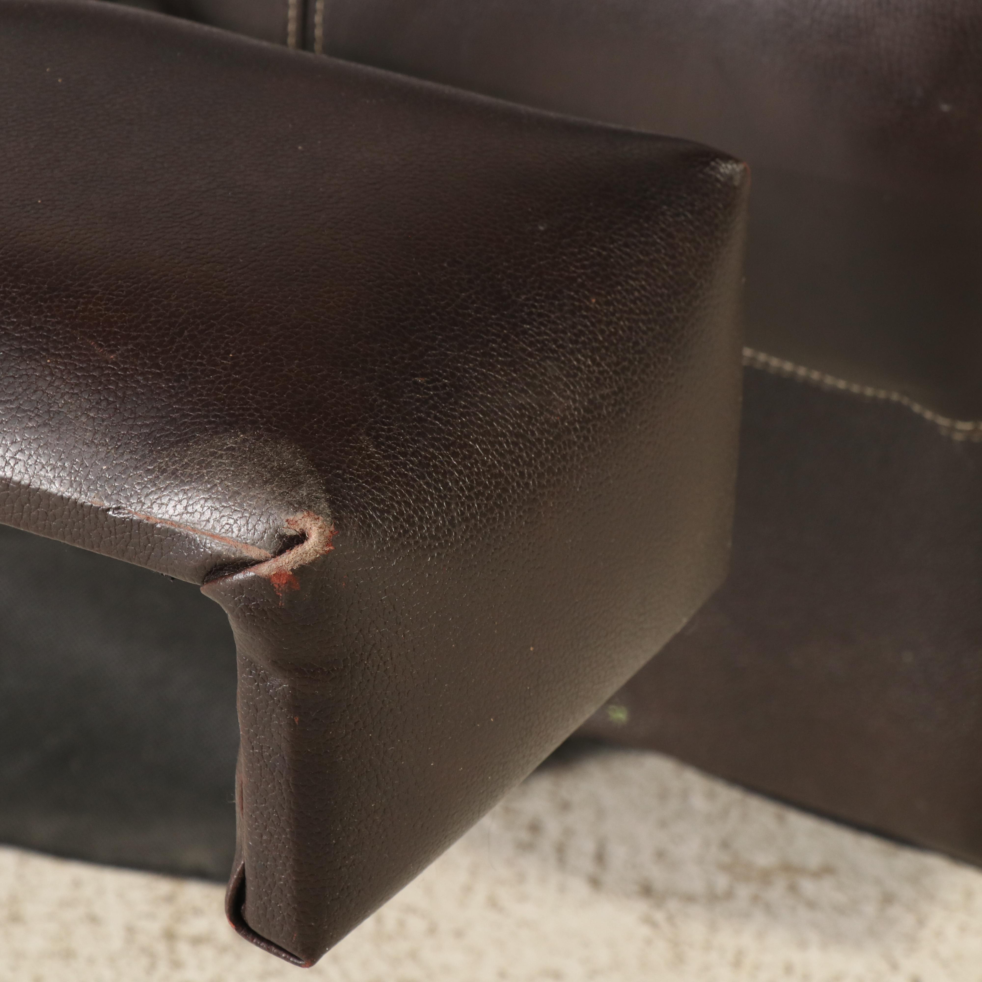 Pair of Leather Lounge Chairs