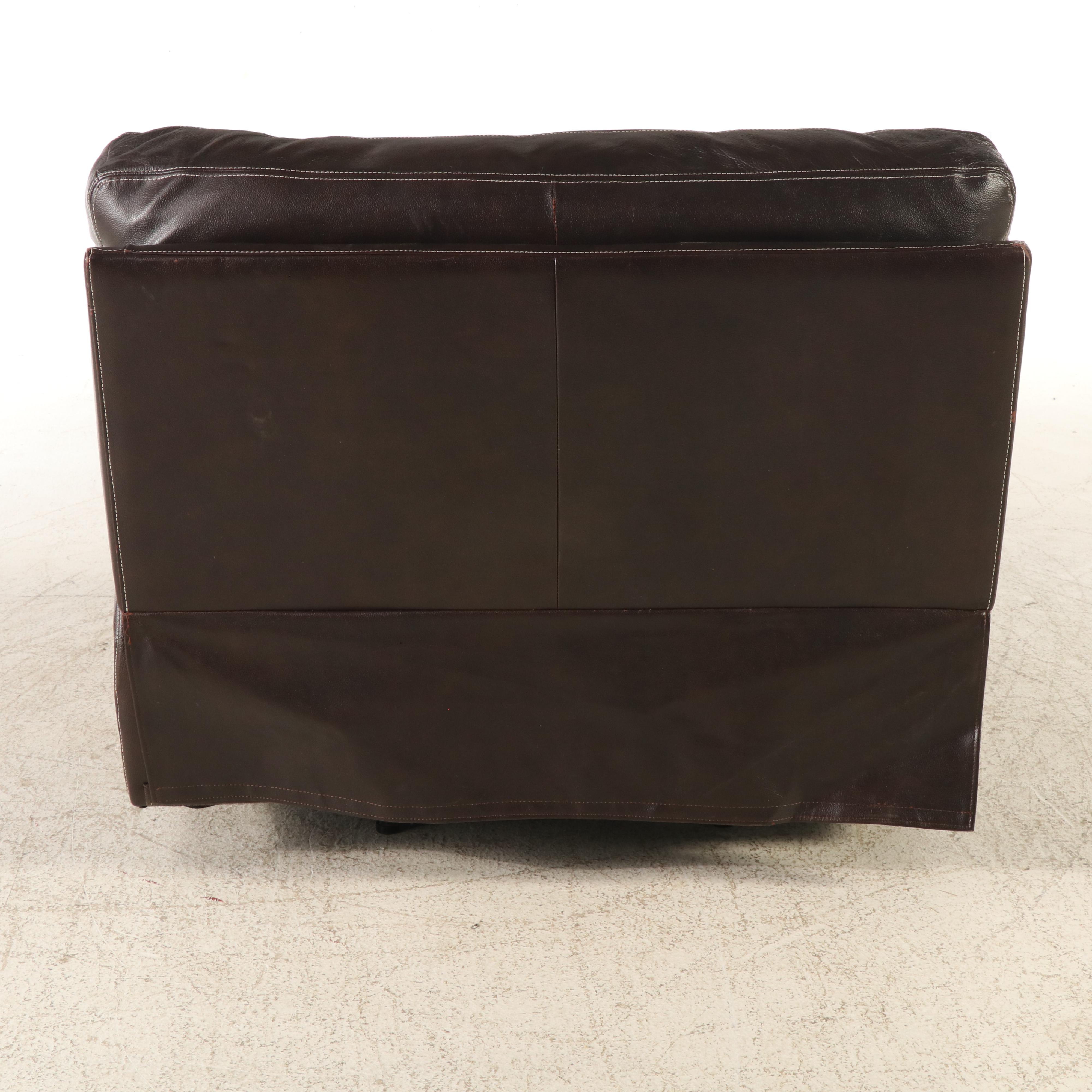 Pair of Leather Lounge Chairs