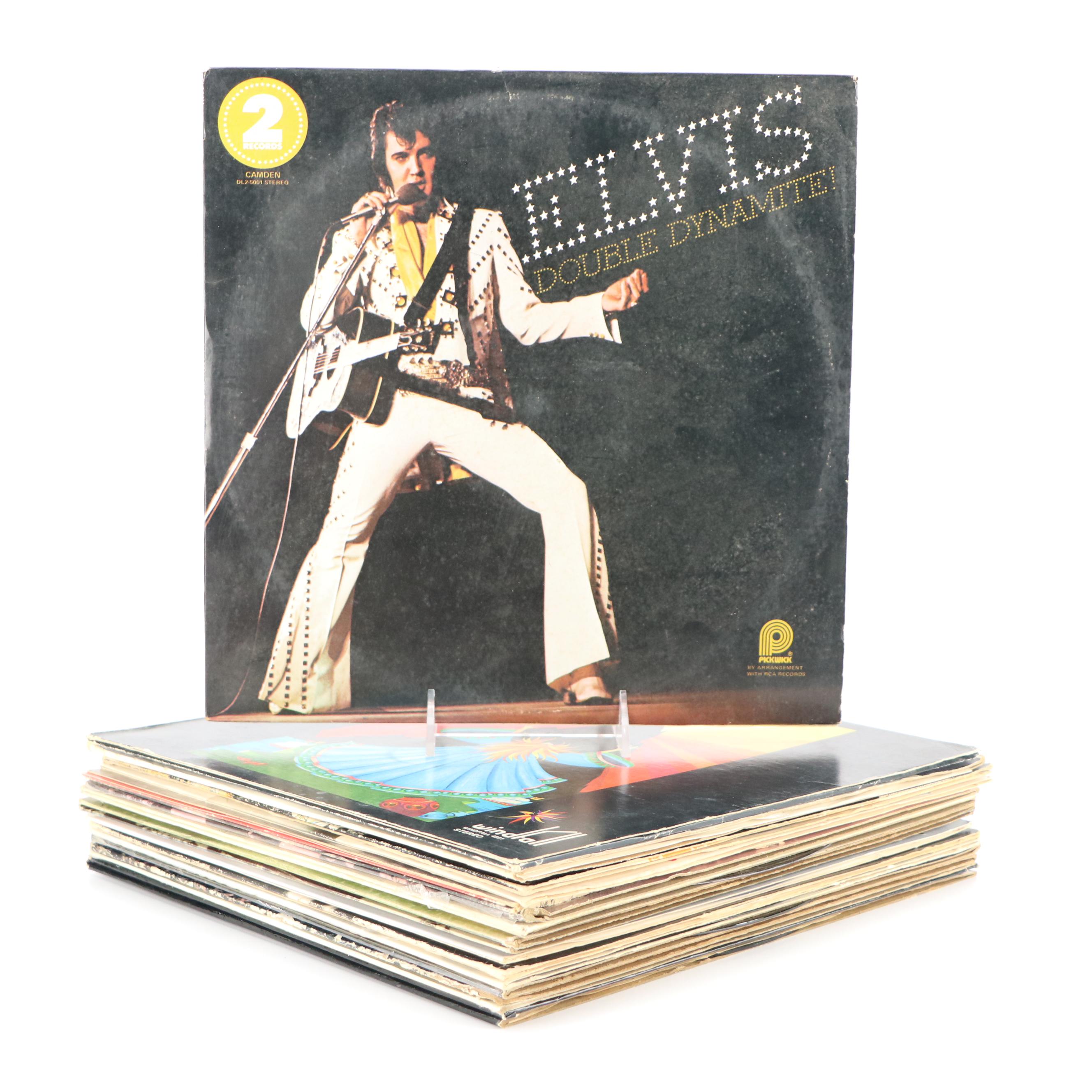 Elvis Presley, Taj Mahal, Joe Cocker, and More Vinyl Record Albums