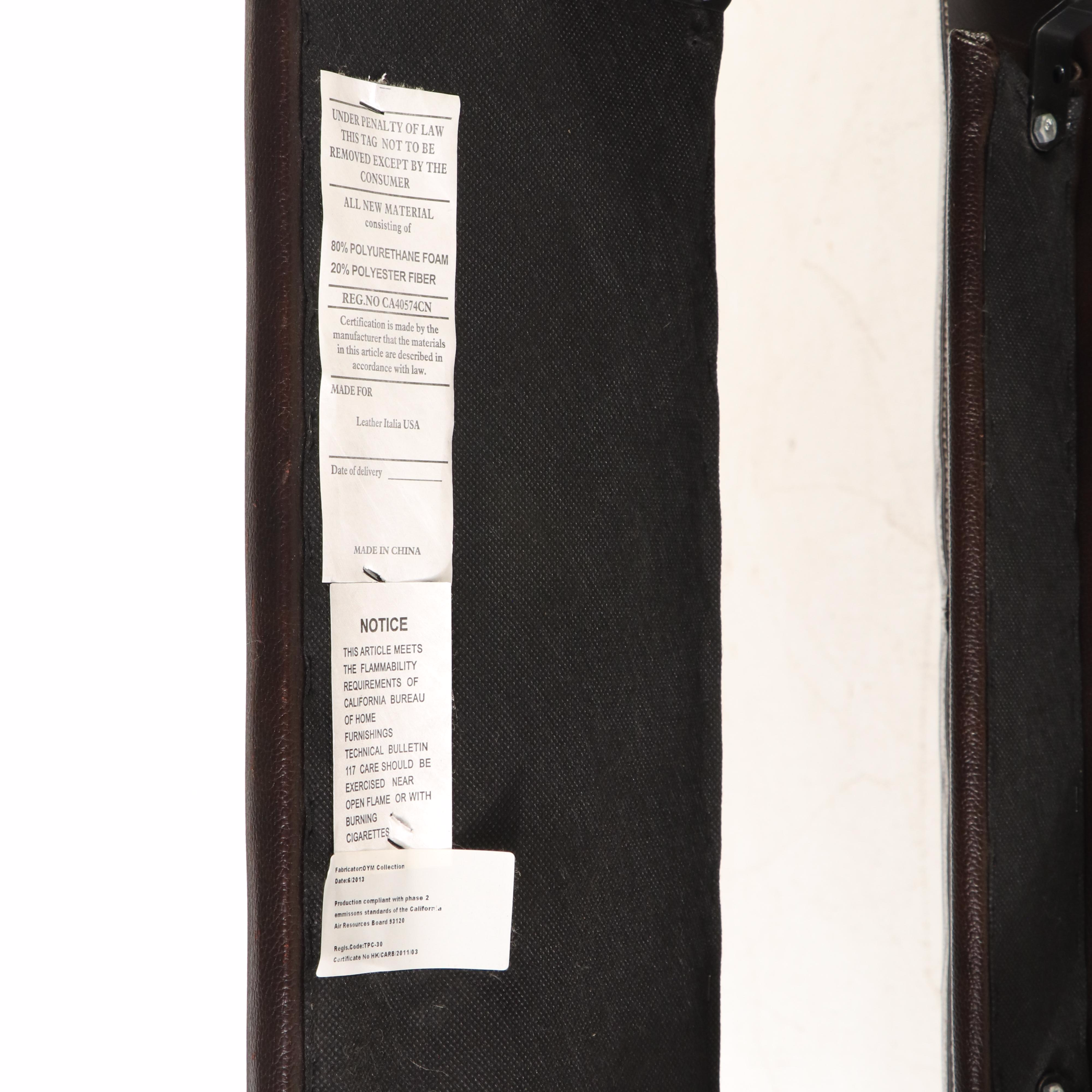 Pair of Leather Lounge Chairs