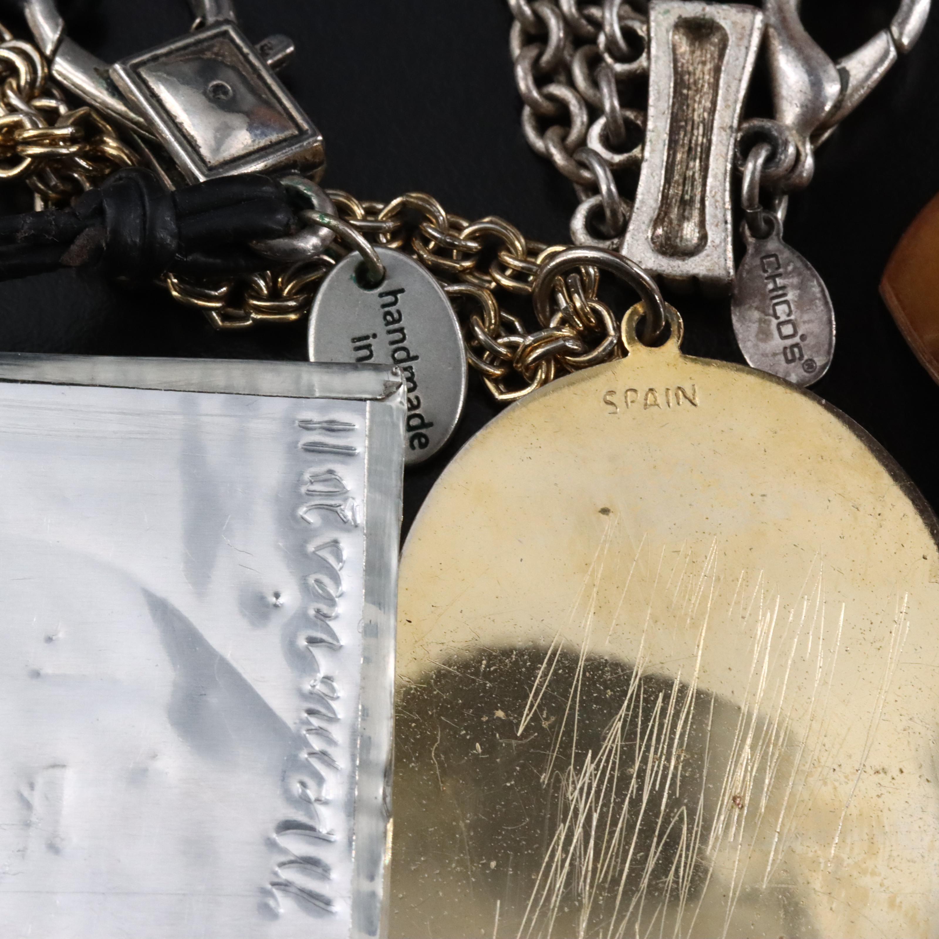 Horn, Mother-of-Pearl and American Travel Bracelet Featured in Jewelry Selection