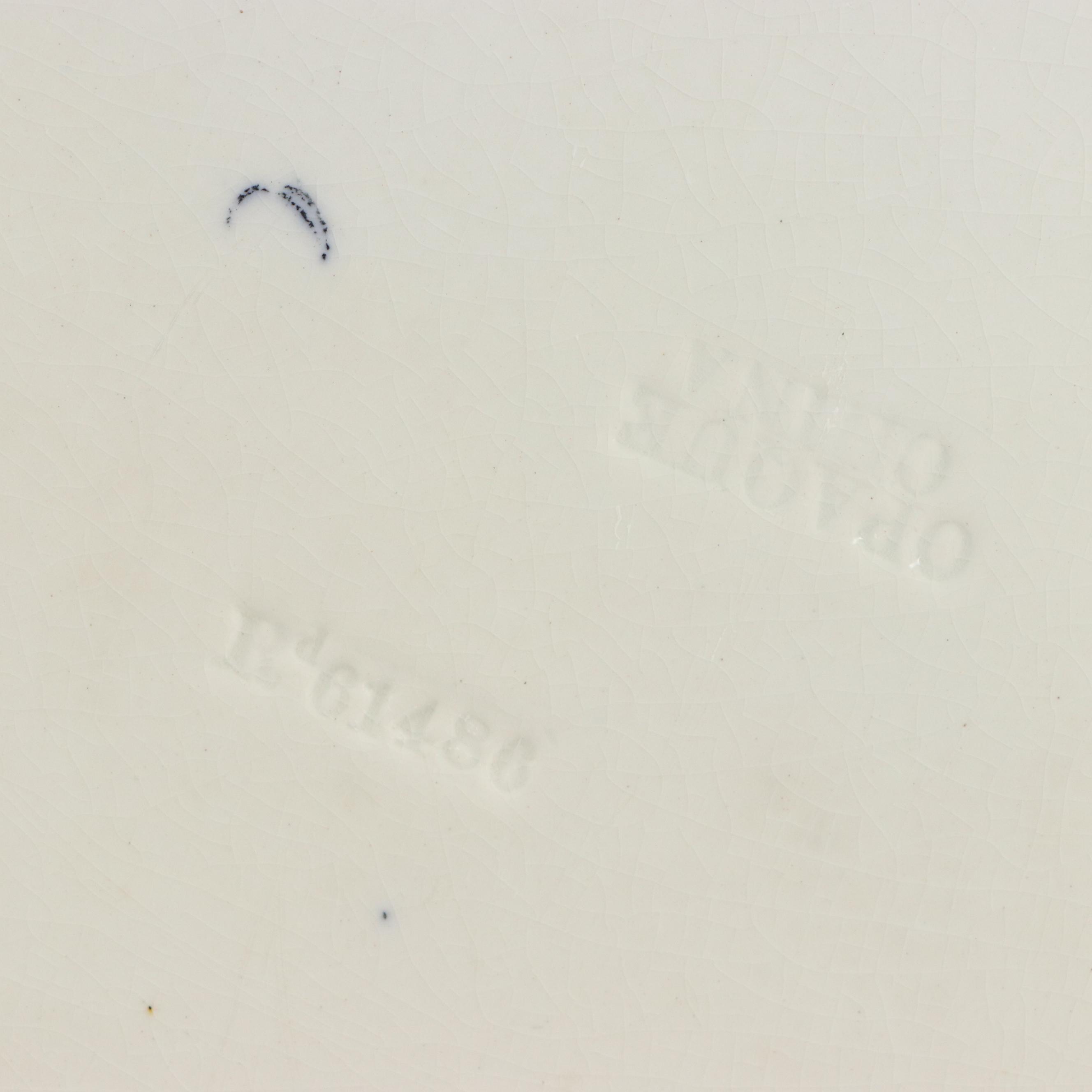 J & G Meakin "Romantic England" Ironstone Plate with Ceramic Tray