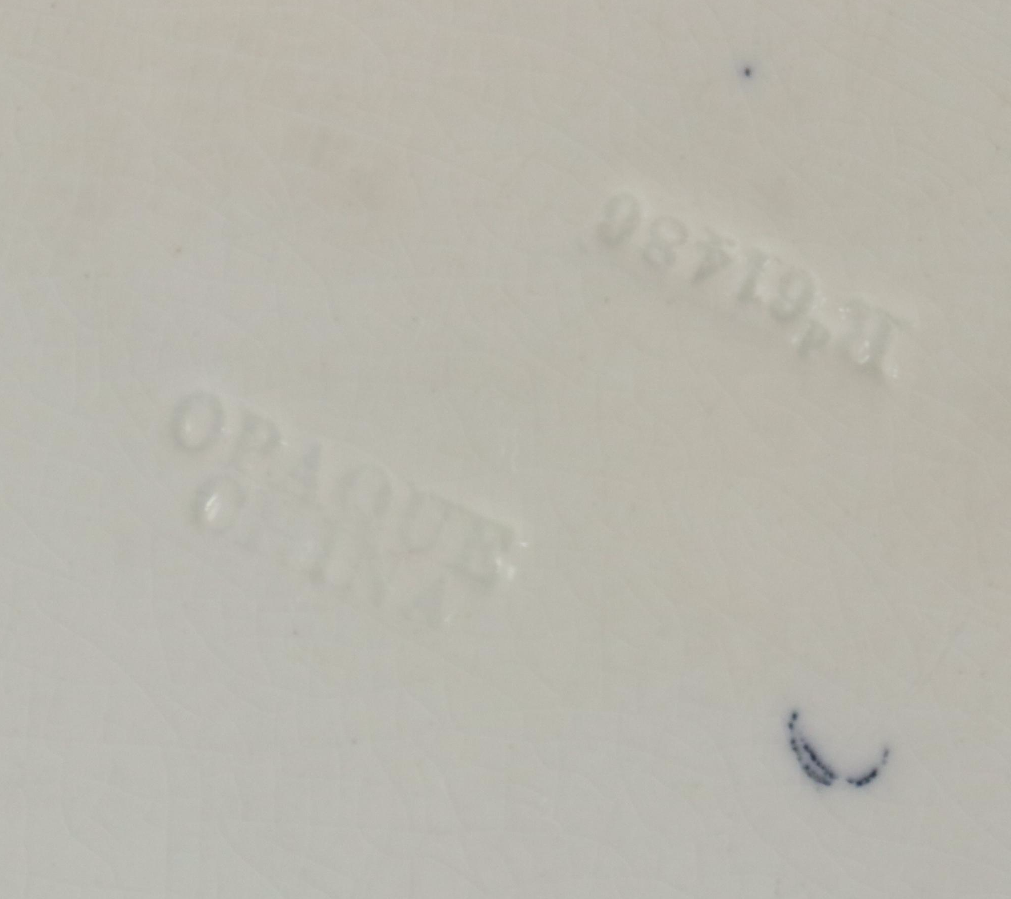 J & G Meakin "Romantic England" Ironstone Plate with Ceramic Tray