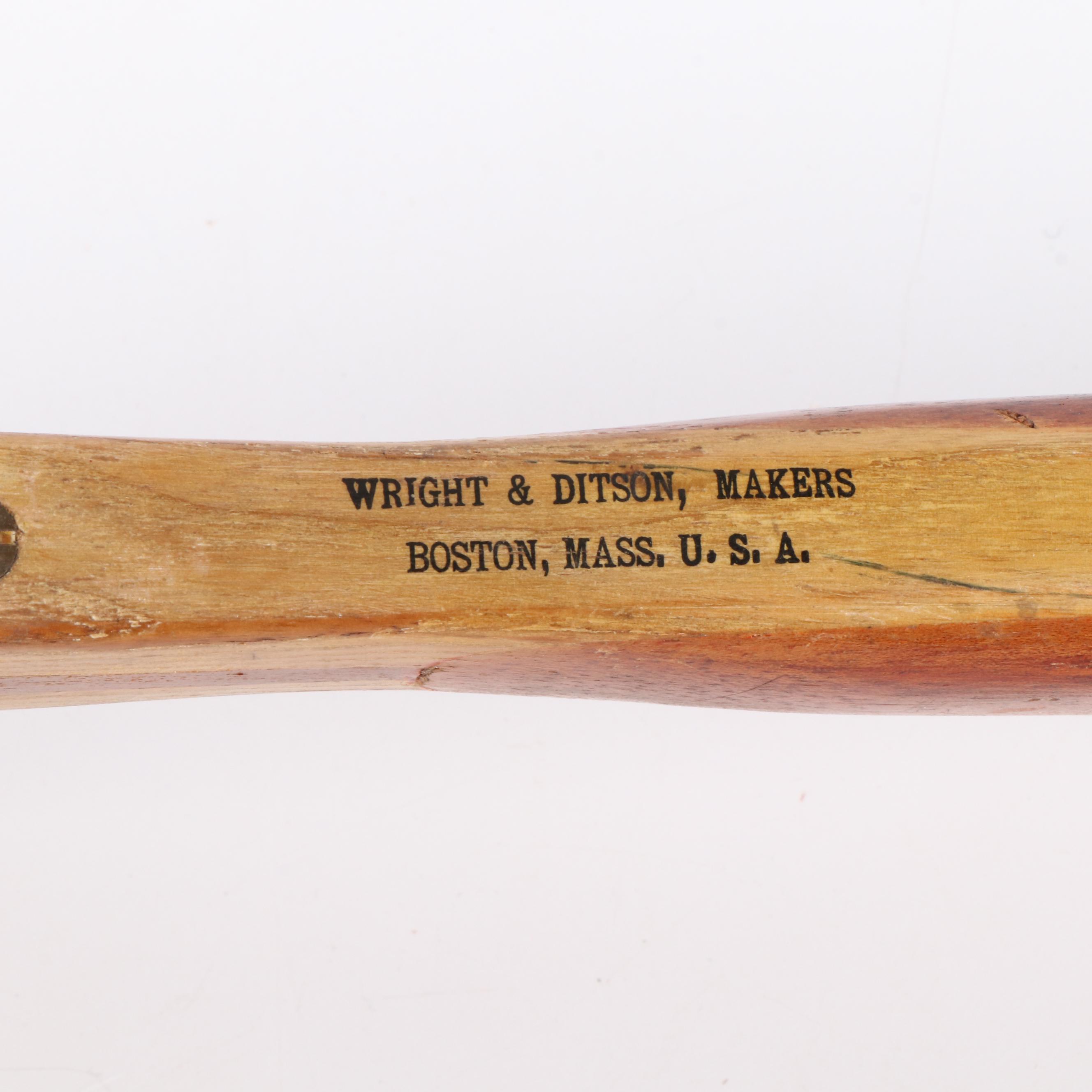 Schoverling, Daly, & Gales Wooden Tennis Racket, Early 20th Century