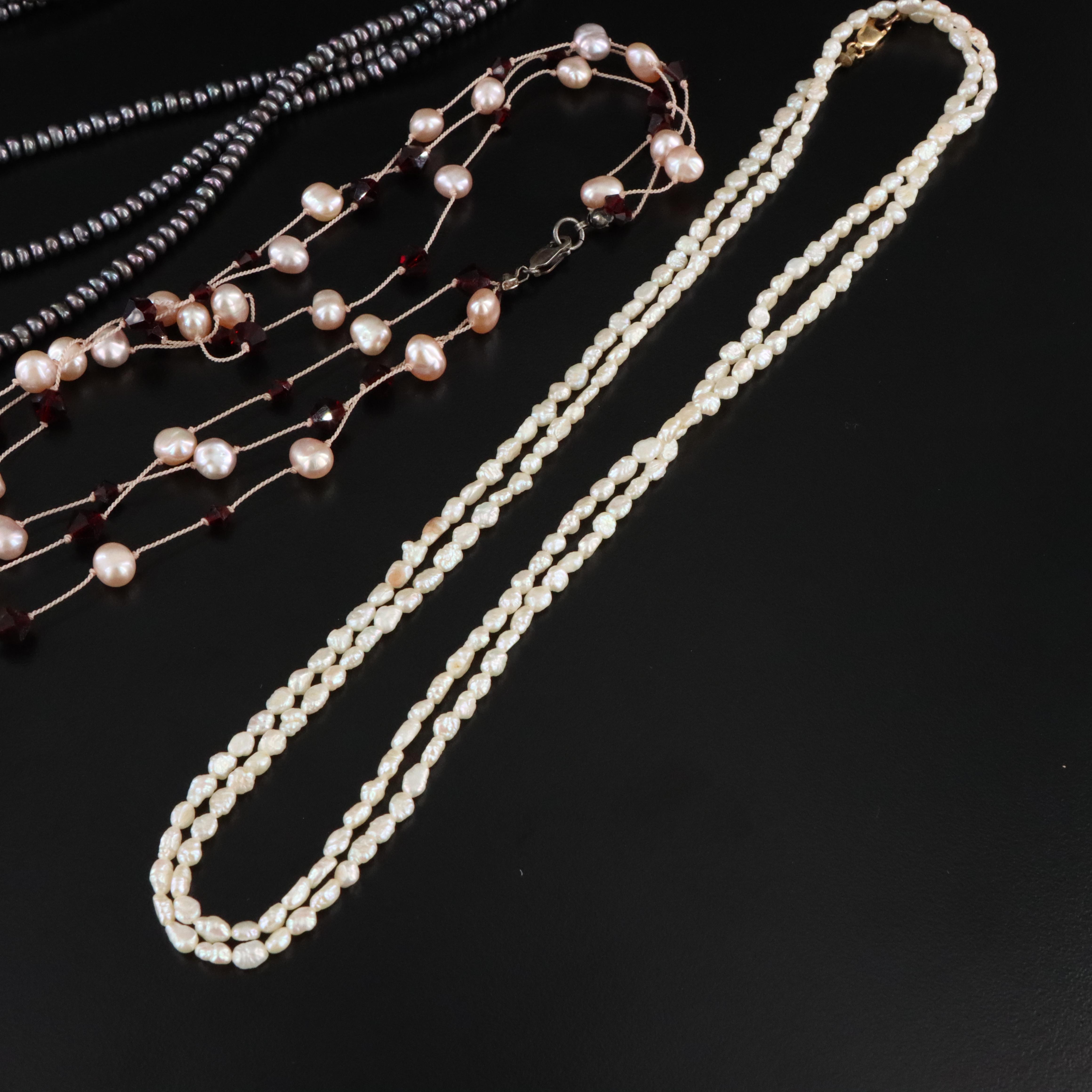 Pearl, Cloisonné and Sterling Featured in Jewelry Collection