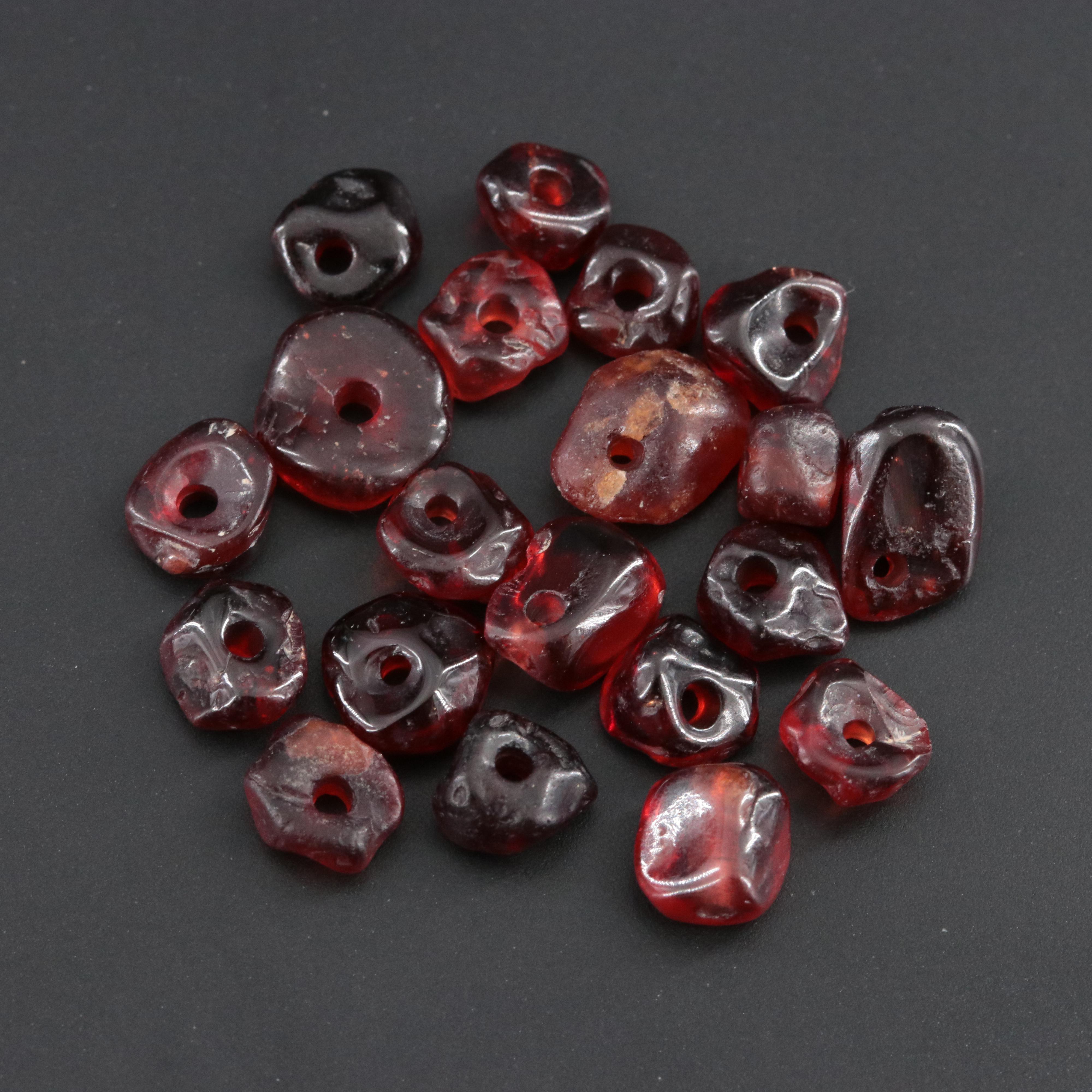 Loose 20.14 CTW Garnet Beads