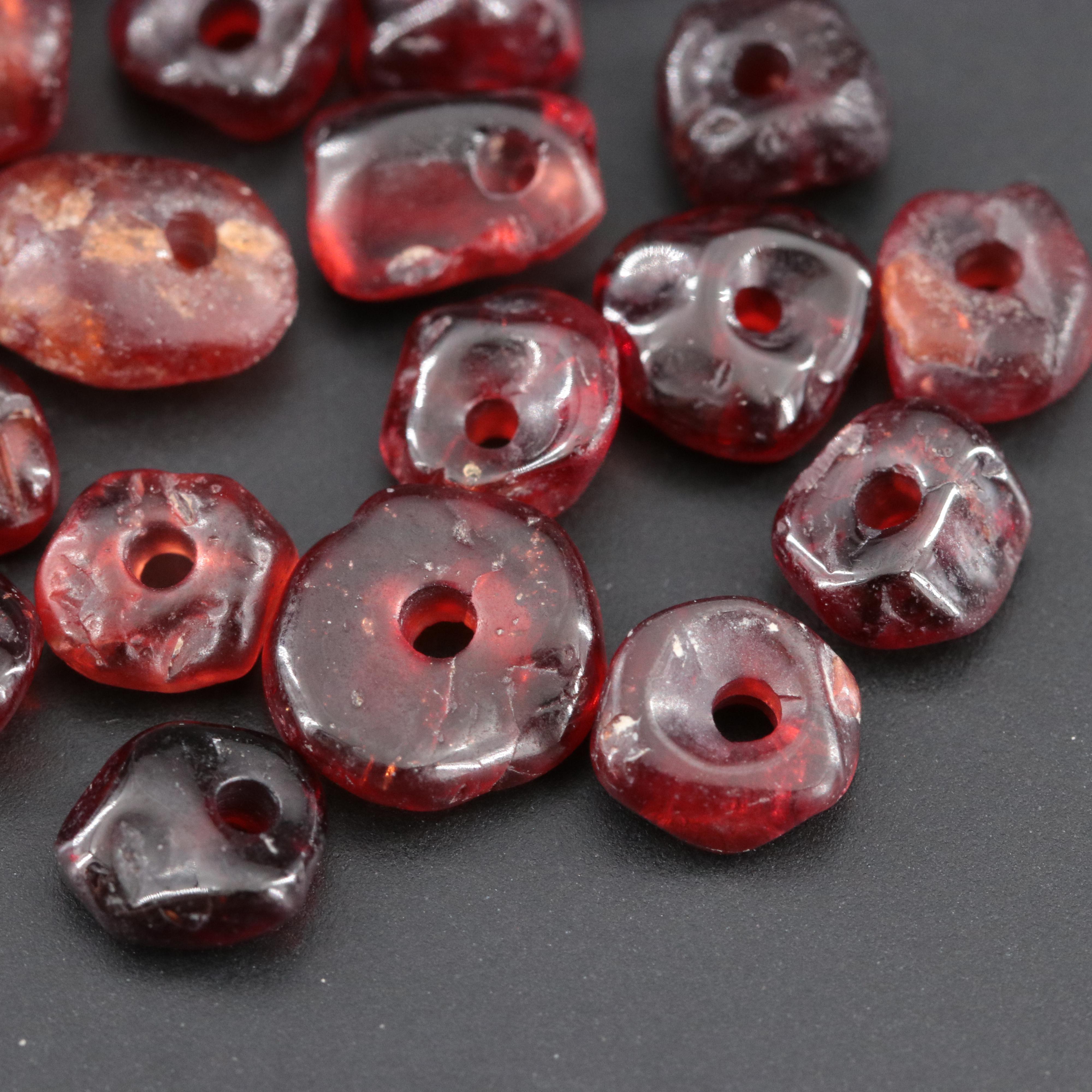 Loose 20.14 CTW Garnet Beads