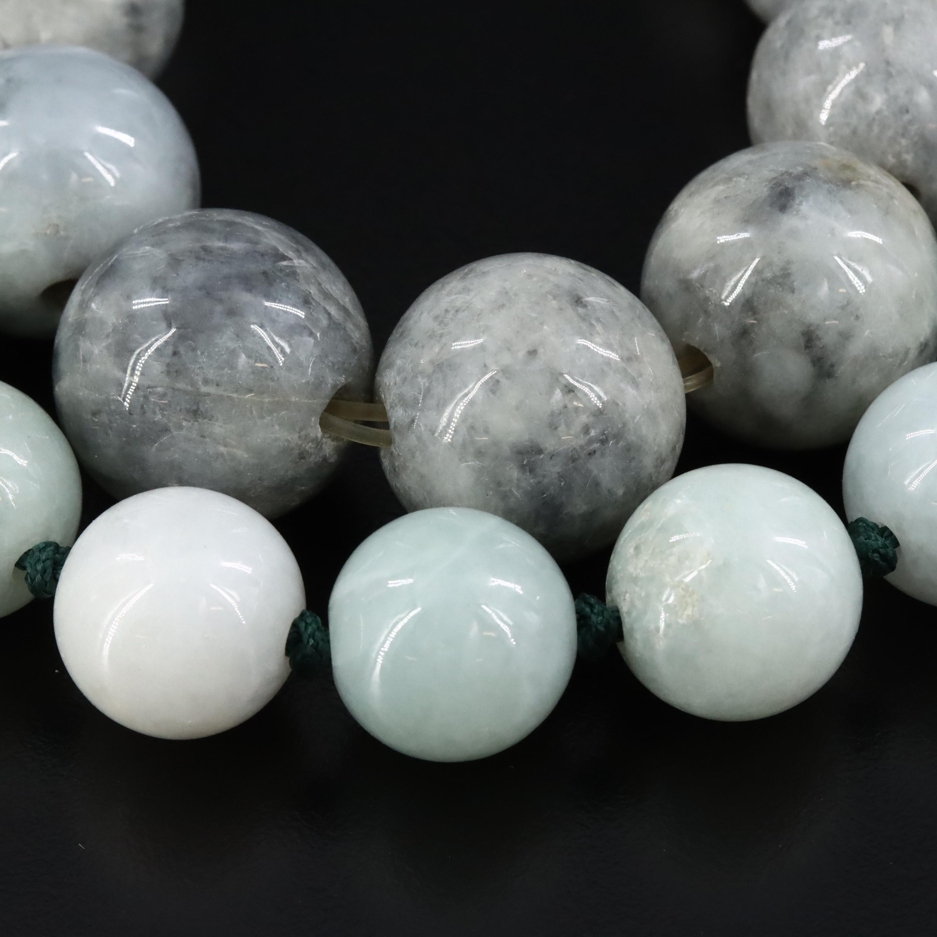 Jadeite Necklace and Bracelet