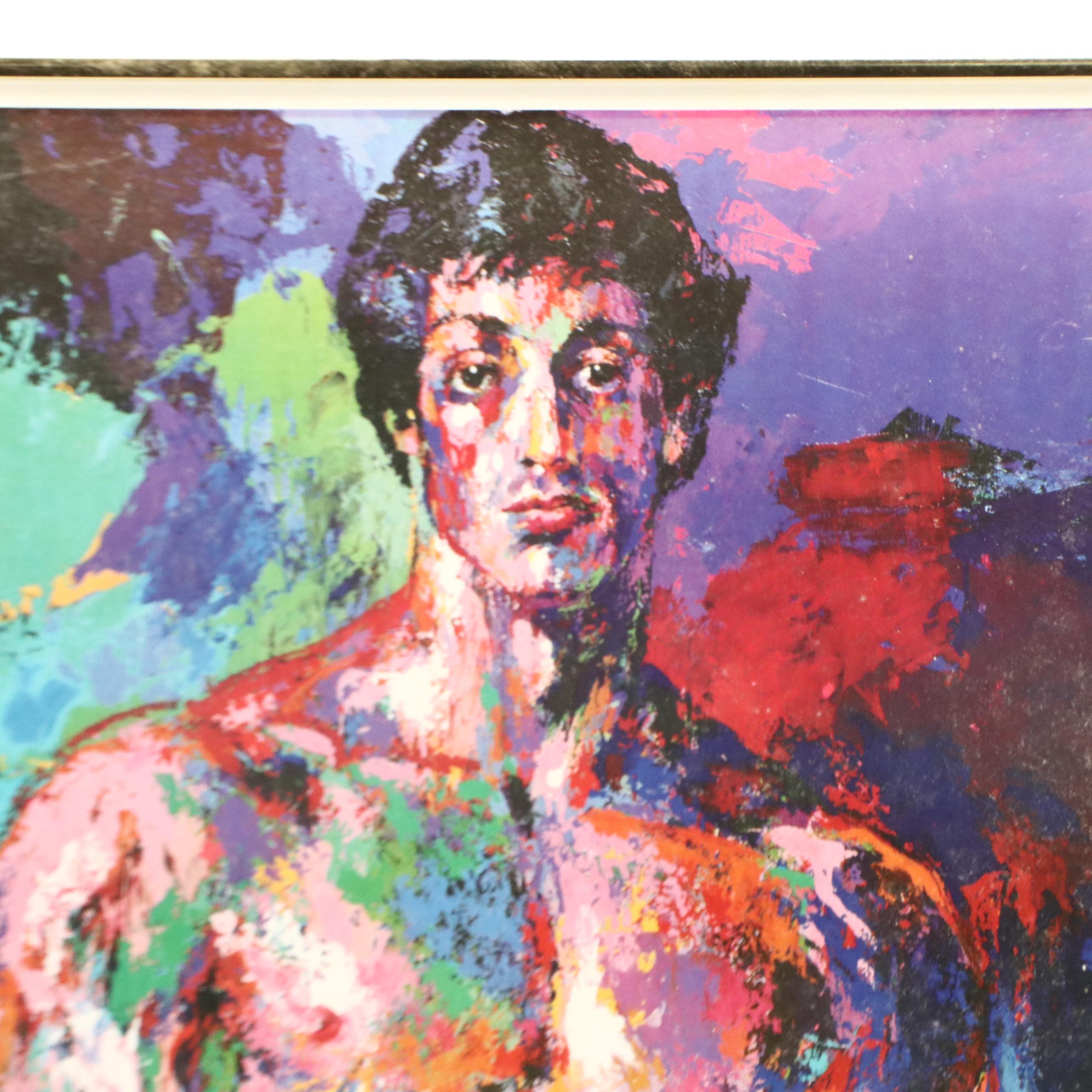 Offset Lithograph After LeRoy Neiman "Rocky"