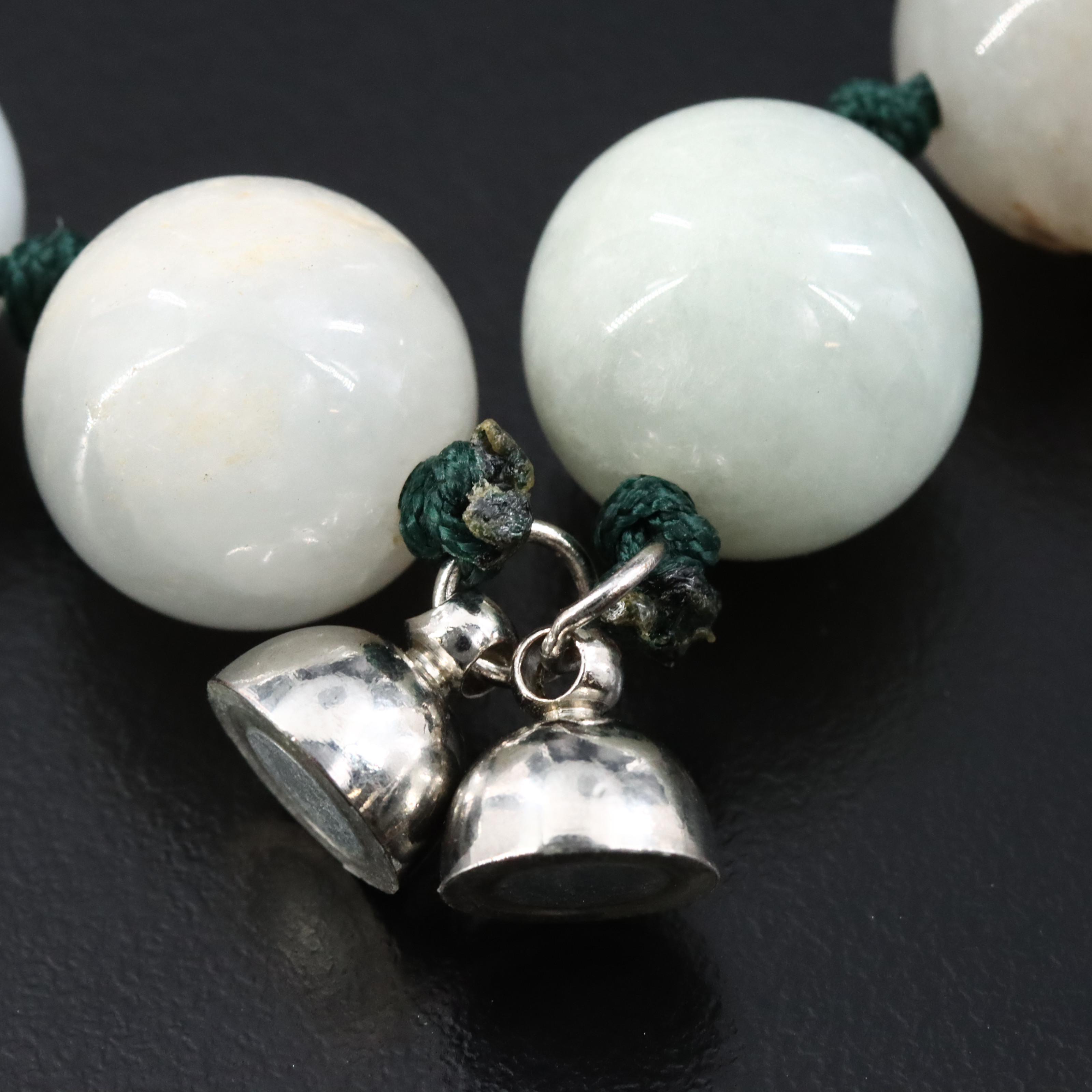 Jadeite Necklace and Bracelet